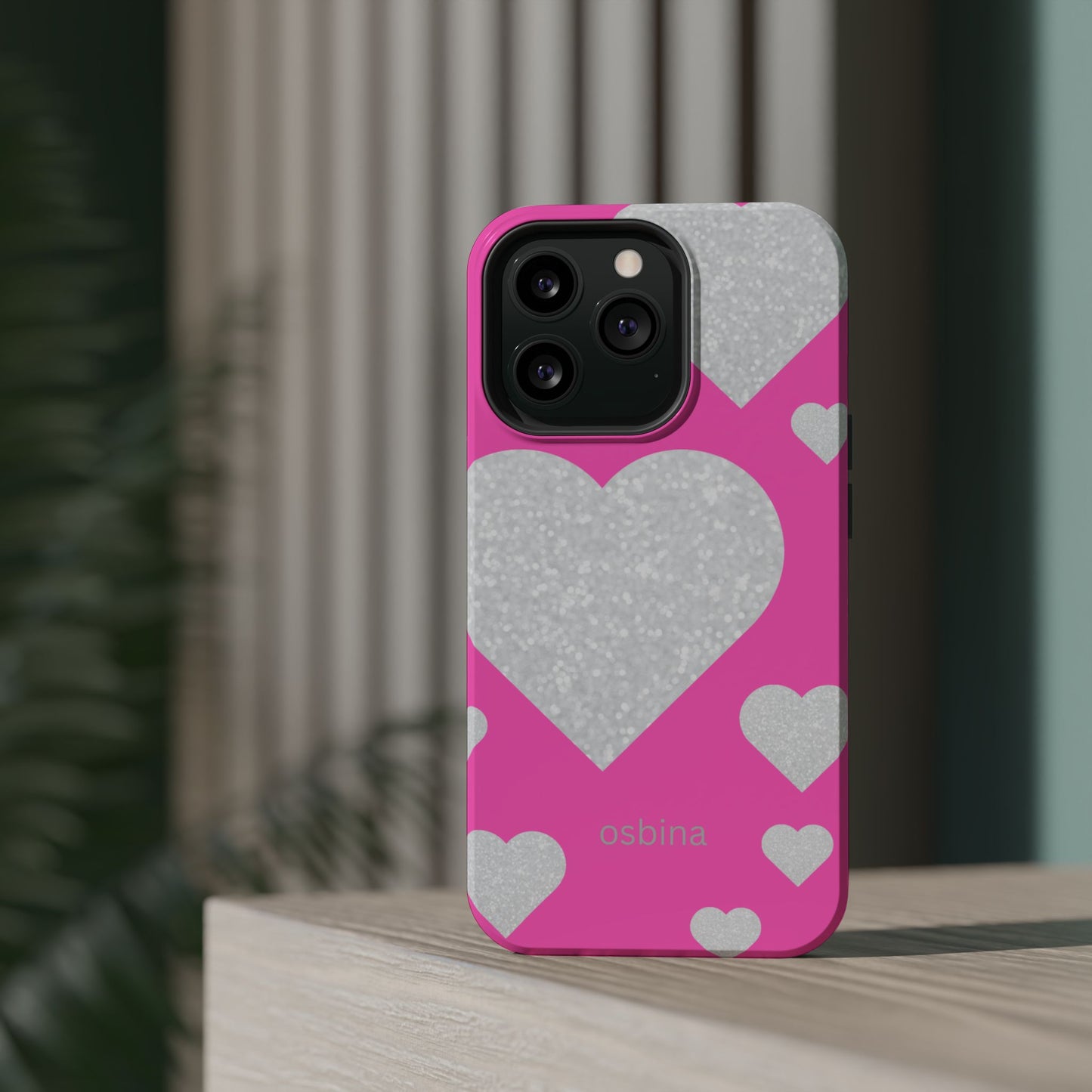 osbina | MagSafe compatible for iPhone | The Shimmering Love Case | YAYOU Collection Supporting Shine Like Sable