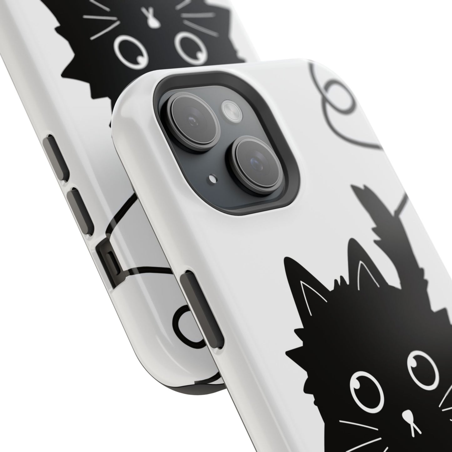 osbina | MagSafe compatible for iPhone | Midnight Couture Cat Phone Case | Season Collective Collection