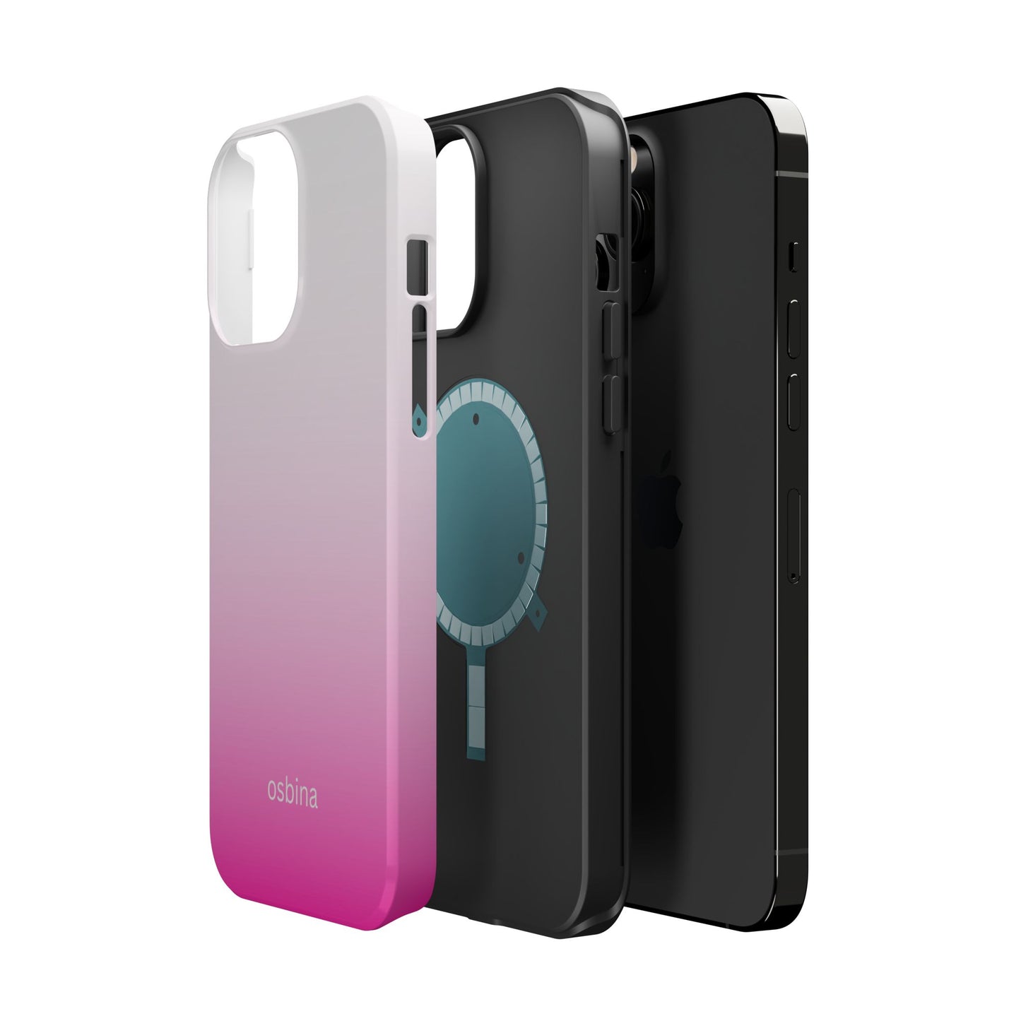osbina | MagSafe compatible for iPhone | The Radiant Ombre Case | YAYOU Collection Supporting Shine Like Sable