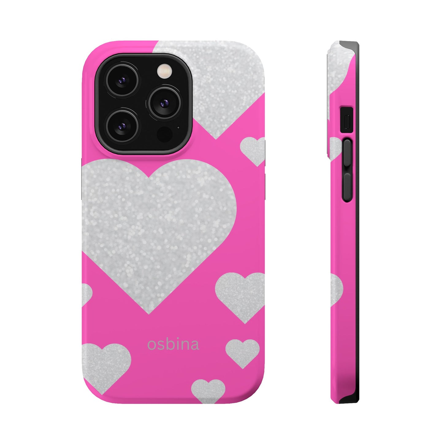 osbina | MagSafe compatible for iPhone | The Shimmering Love Case | YAYOU Collection Supporting Shine Like Sable