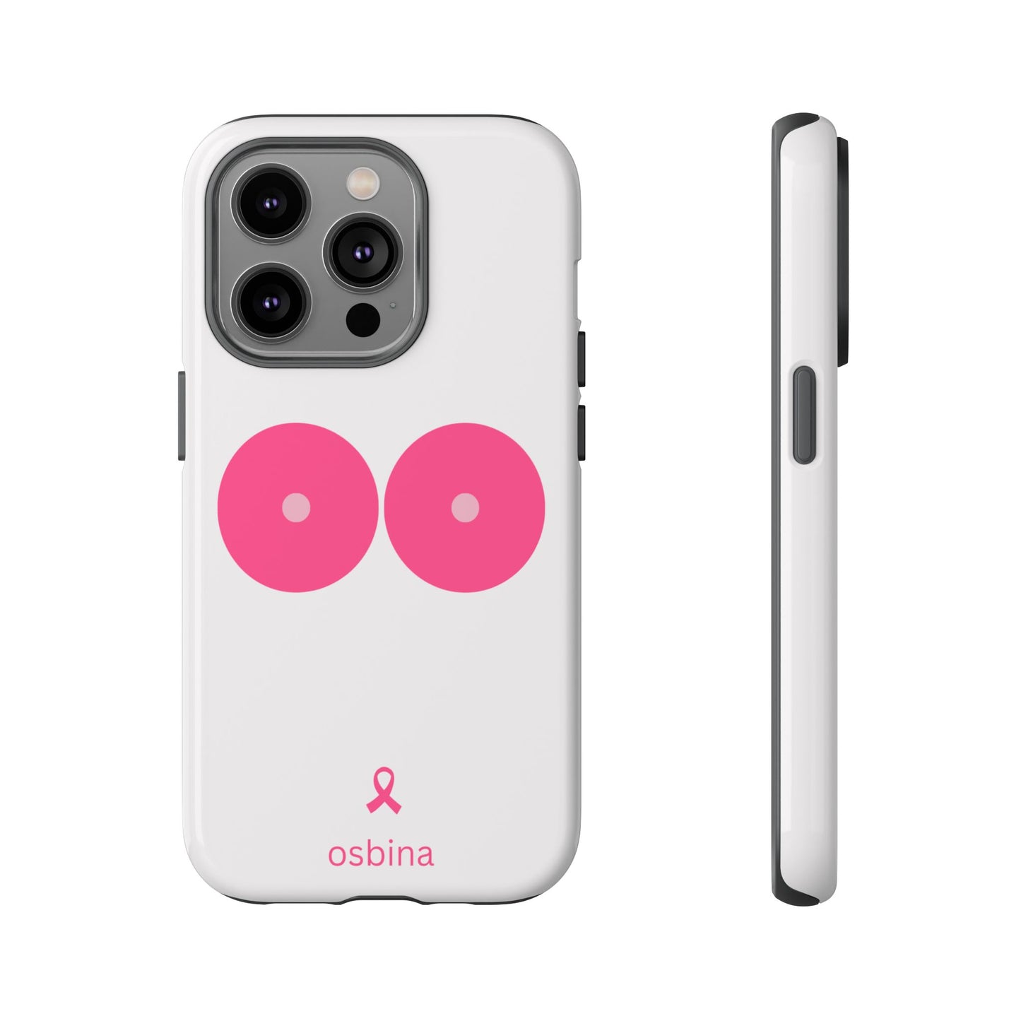 osbina | Limited Edition The Check Your Tatas Case in Light Pink + Soft Pink + Hot Pink | The Pink October Collection | Inspired By