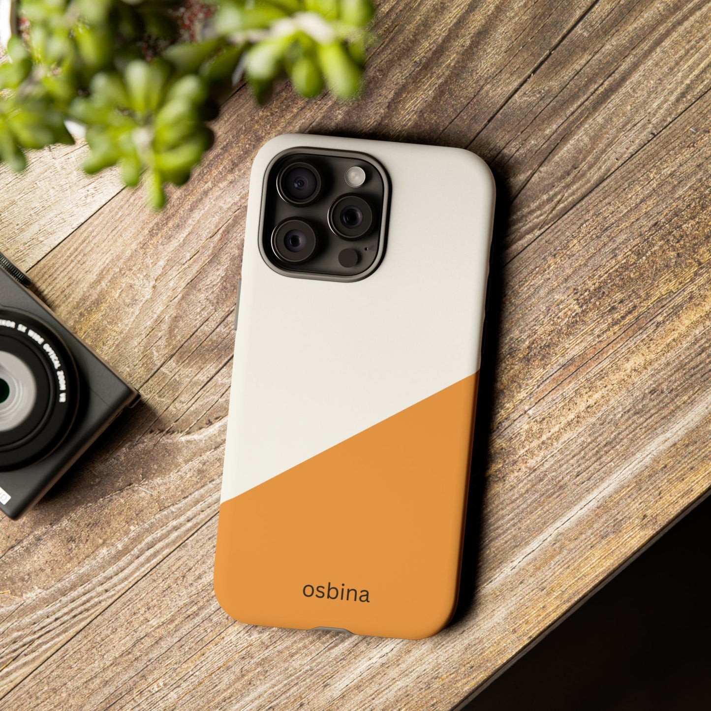 osbina | Divide & Conquer — The Orange + White Split Diagonal Case | The Season Collective