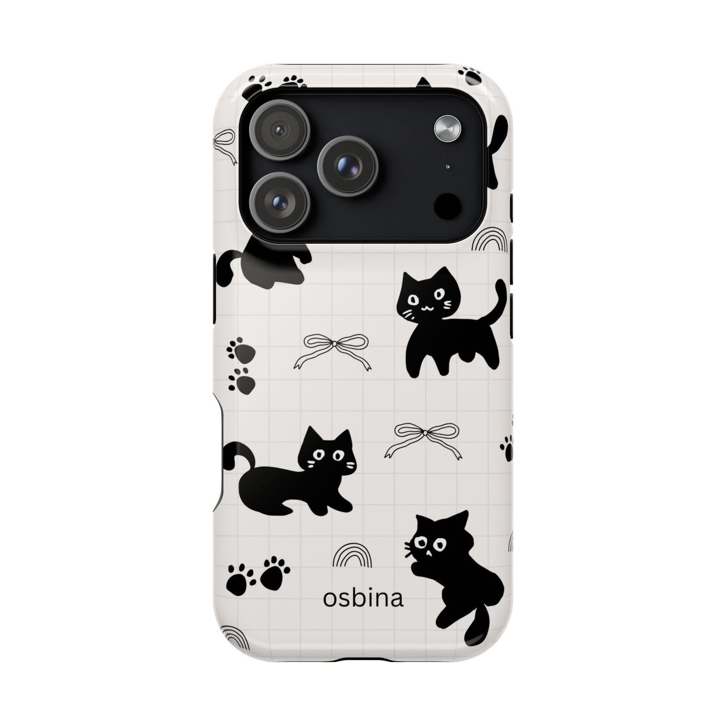 osbina | MagSafe compatible for iPhone | Meow Mode Cat Phone Case | The Season Collective