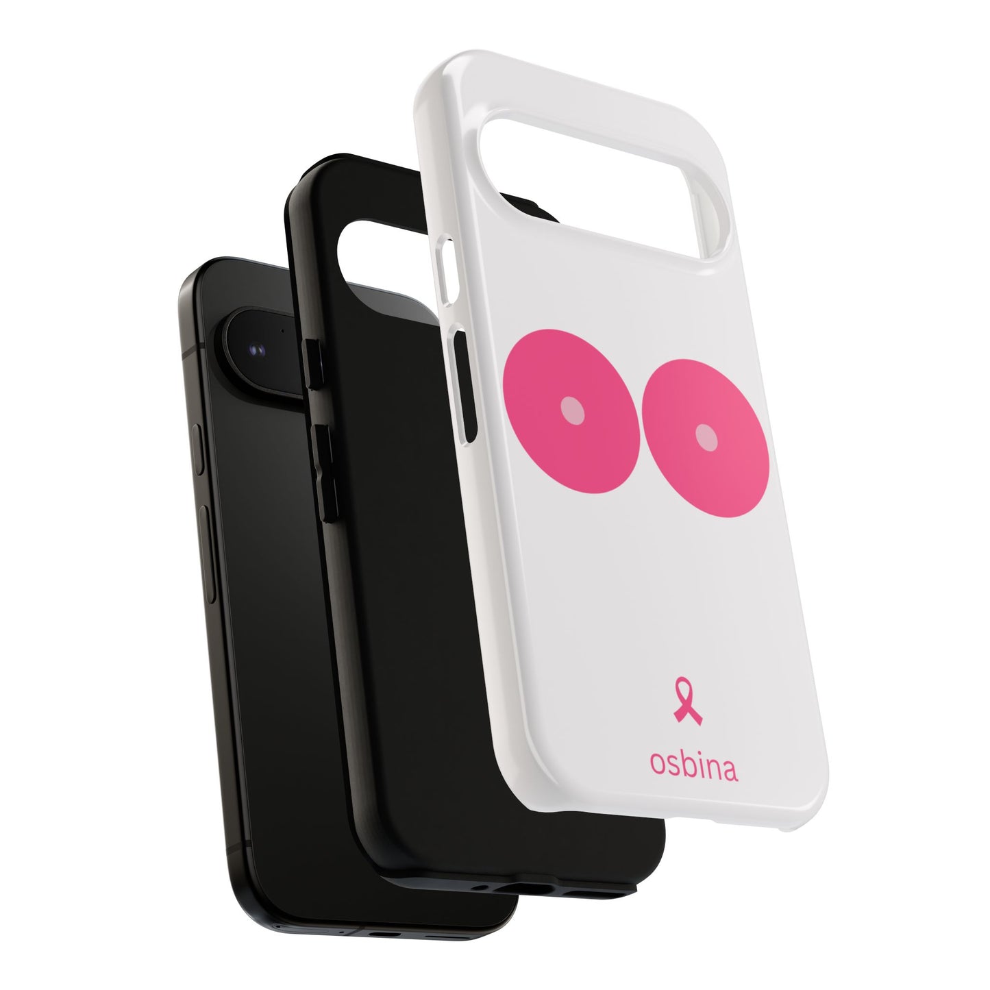 osbina | Limited Edition The Check Your Tatas Case in Light Pink + Soft Pink + Hot Pink | The Pink October Collection | Inspired By