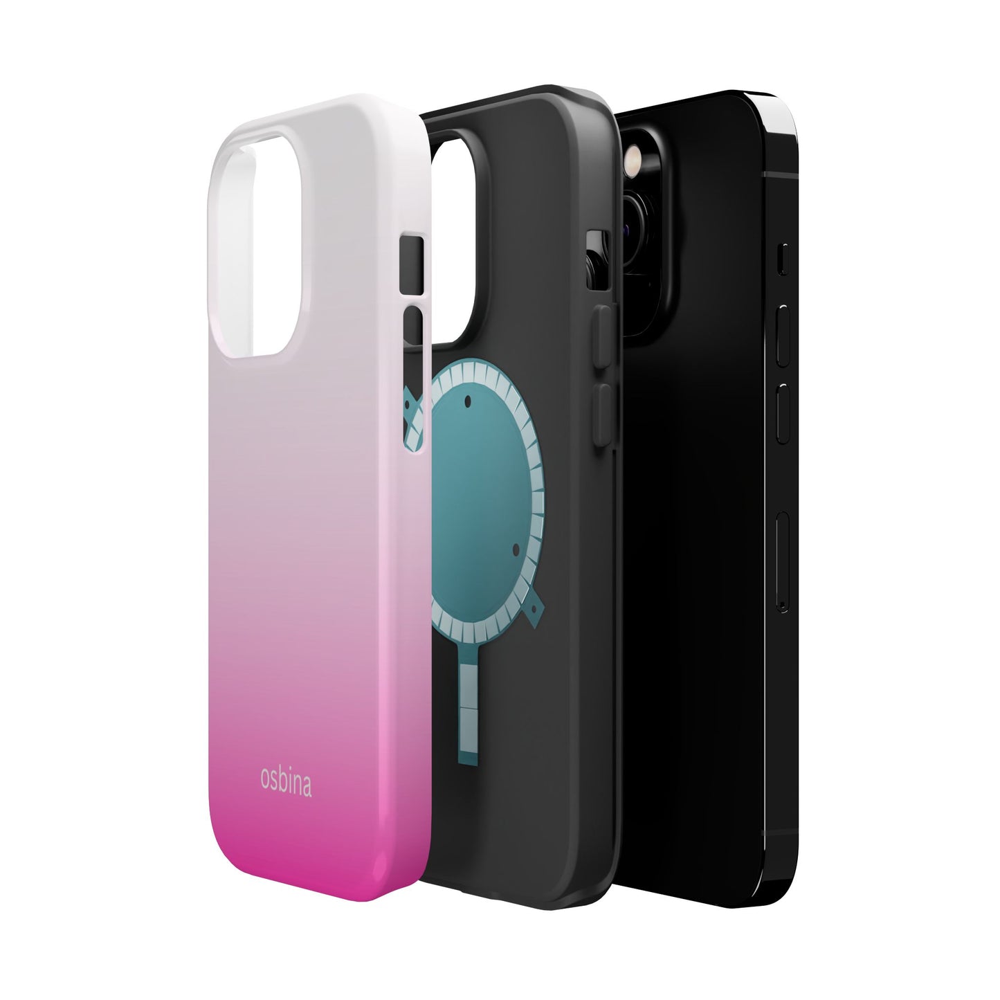 osbina | MagSafe compatible for iPhone | The Radiant Ombre Case | YAYOU Collection Supporting Shine Like Sable