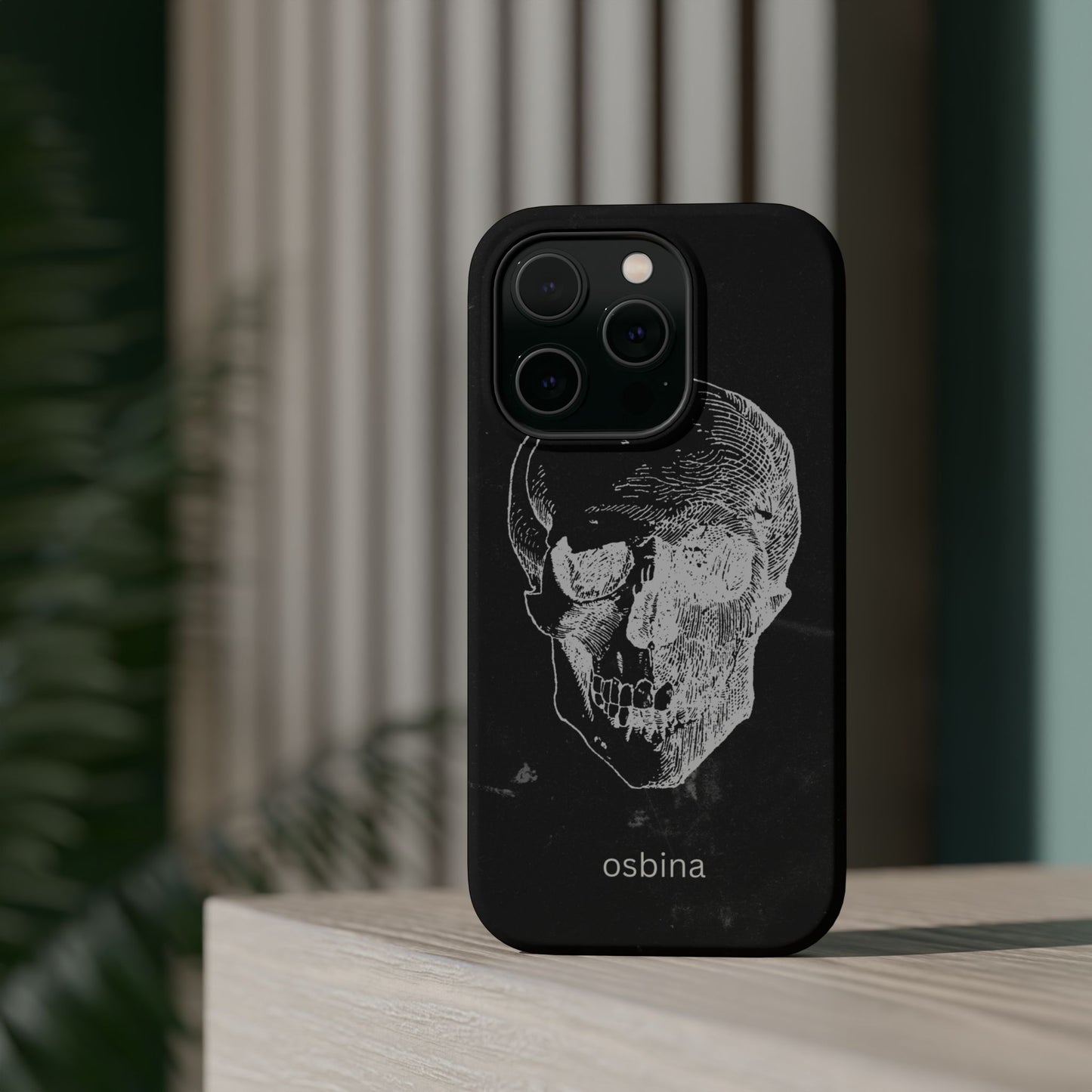 osbina | MagSafe compatible for iPhone | Skull Phone Case | Season Collective Collection