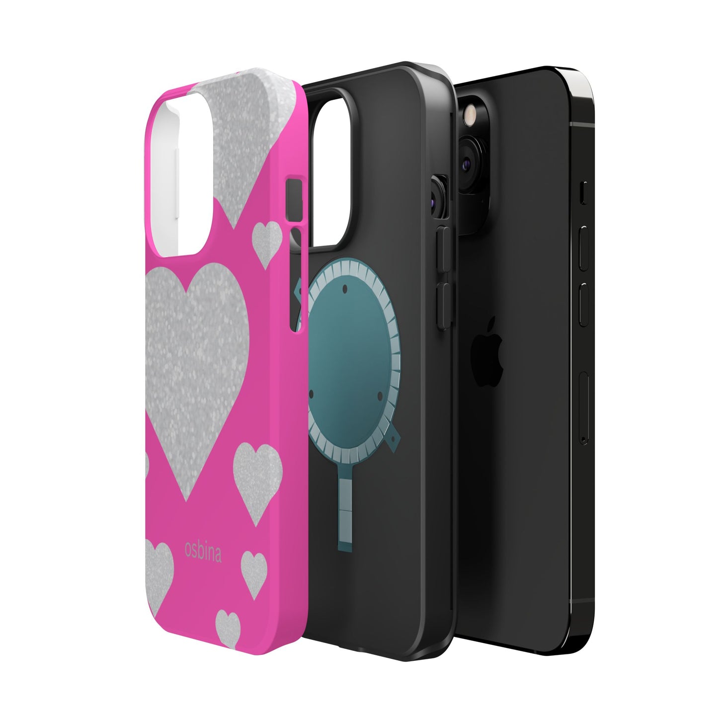 osbina | MagSafe compatible for iPhone | The Shimmering Love Case | YAYOU Collection Supporting Shine Like Sable