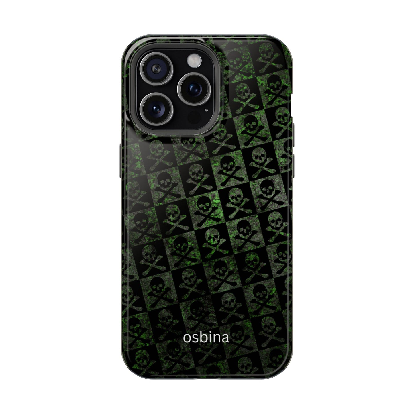 osbina | MagSafe compatible for iPhone | Skull & Crossbones Phone Case | Season Collective Collection