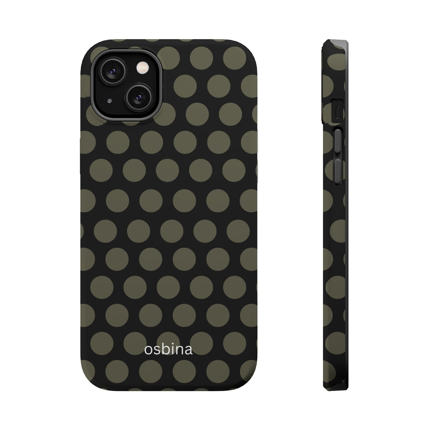 osbina | MagSafe compatible for iPhone | Onyx Chic Phone Case | Modern Muse Collection