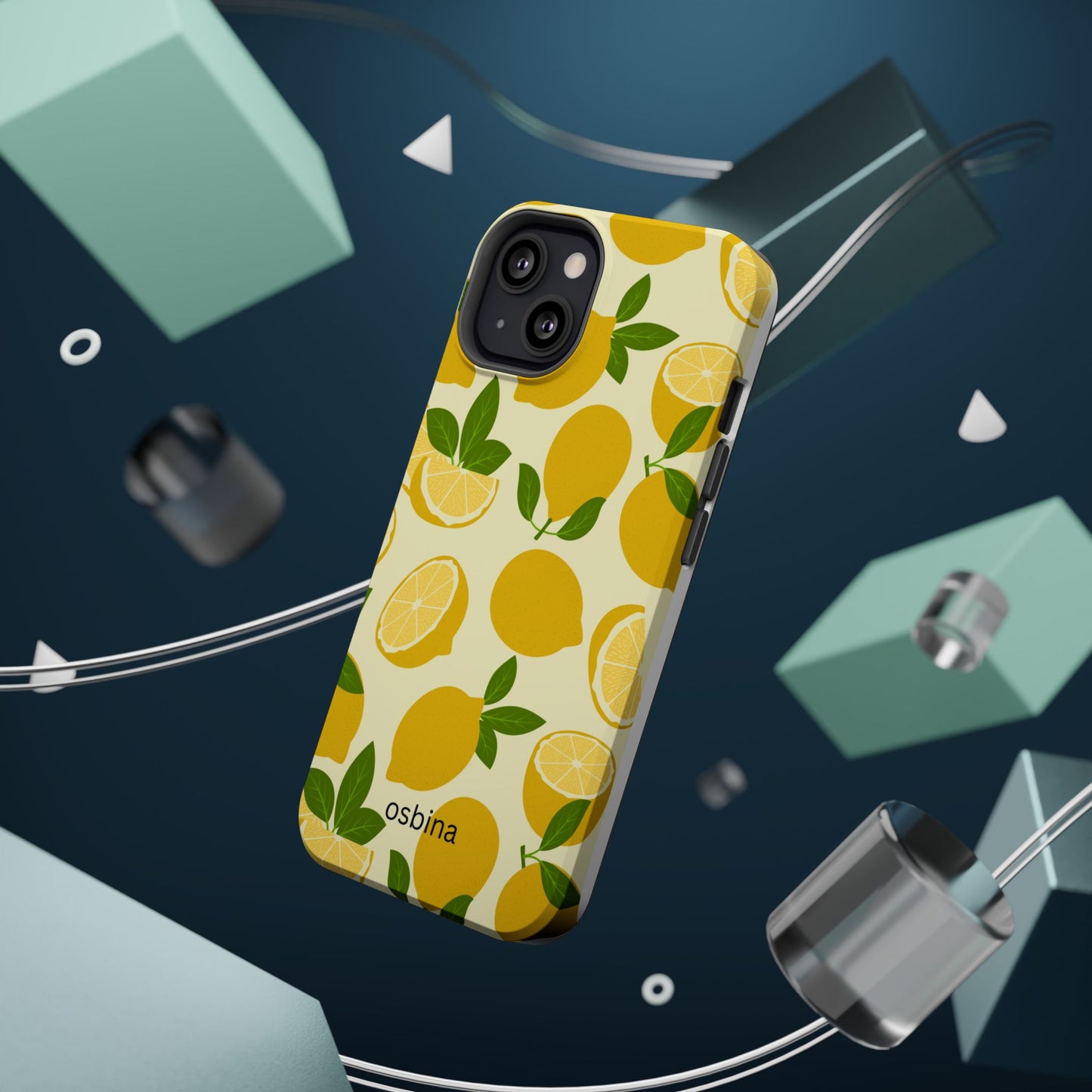 osbina | MagSafe compatible for iPhone | Limoncello Lemon Phone Case | Modern Muse Collection