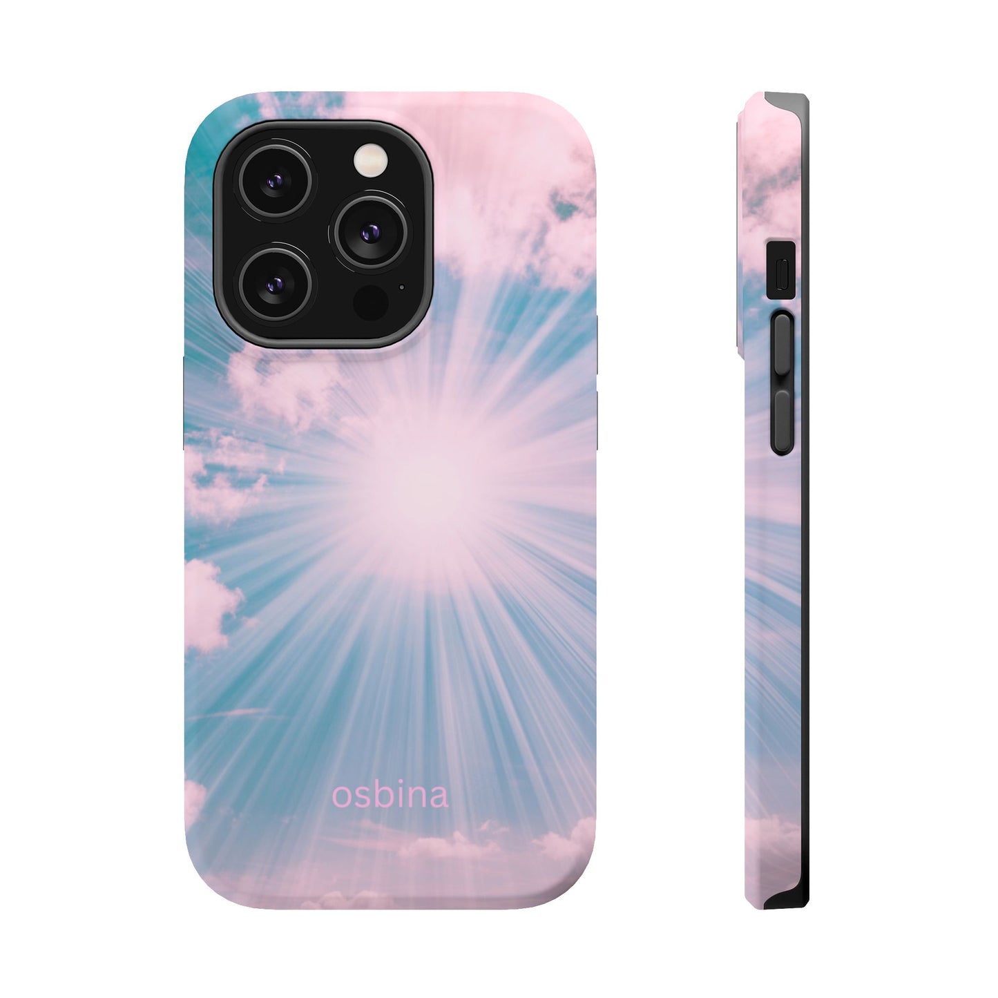 osbina | MagSafe compatible for iPhone | The Sunburst Skies Case | YAYOU Collection Supporting Shine Like Sable