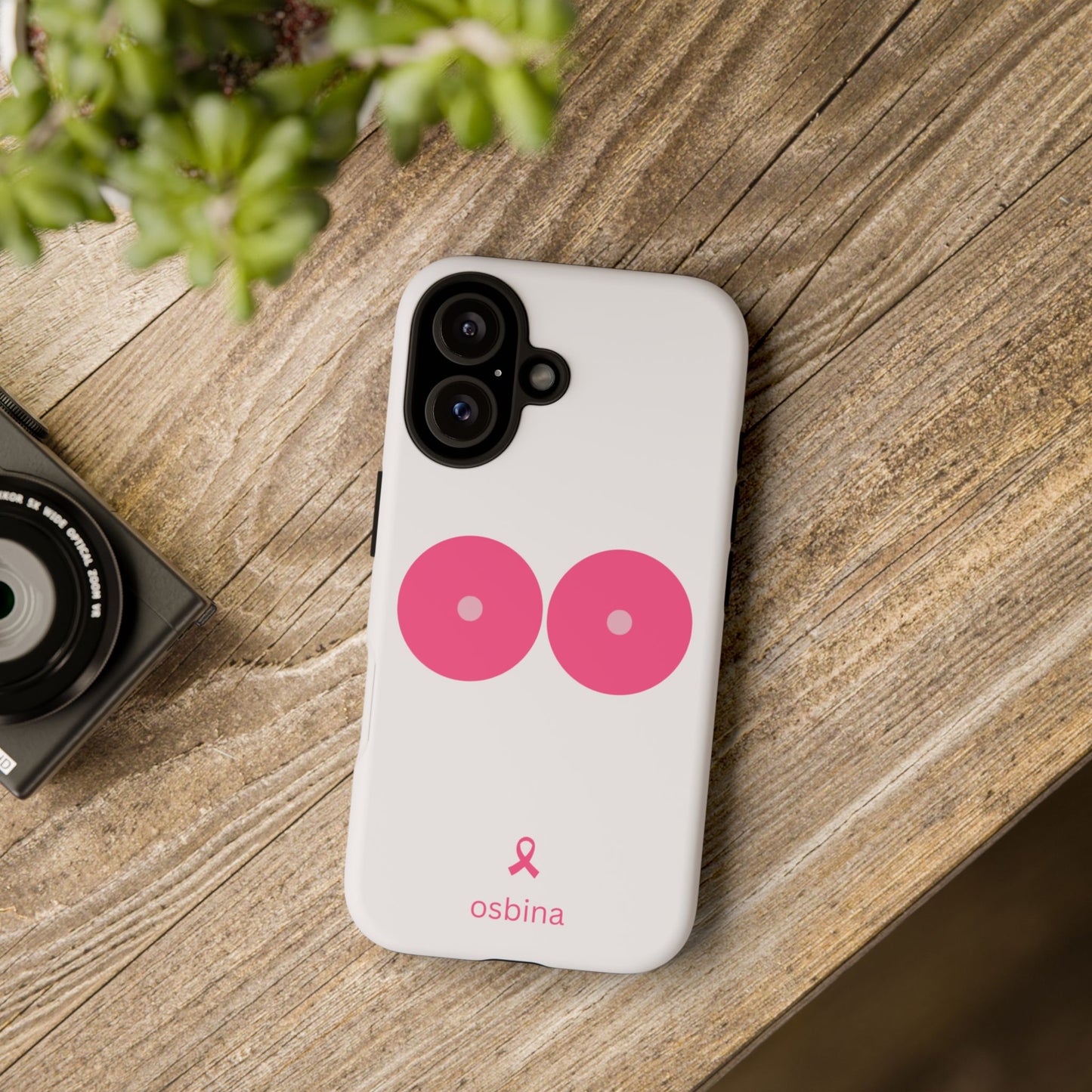 osbina | Limited Edition The Check Your Tatas Case in Light Pink + Soft Pink + Hot Pink | The Pink October Collection | Inspired By