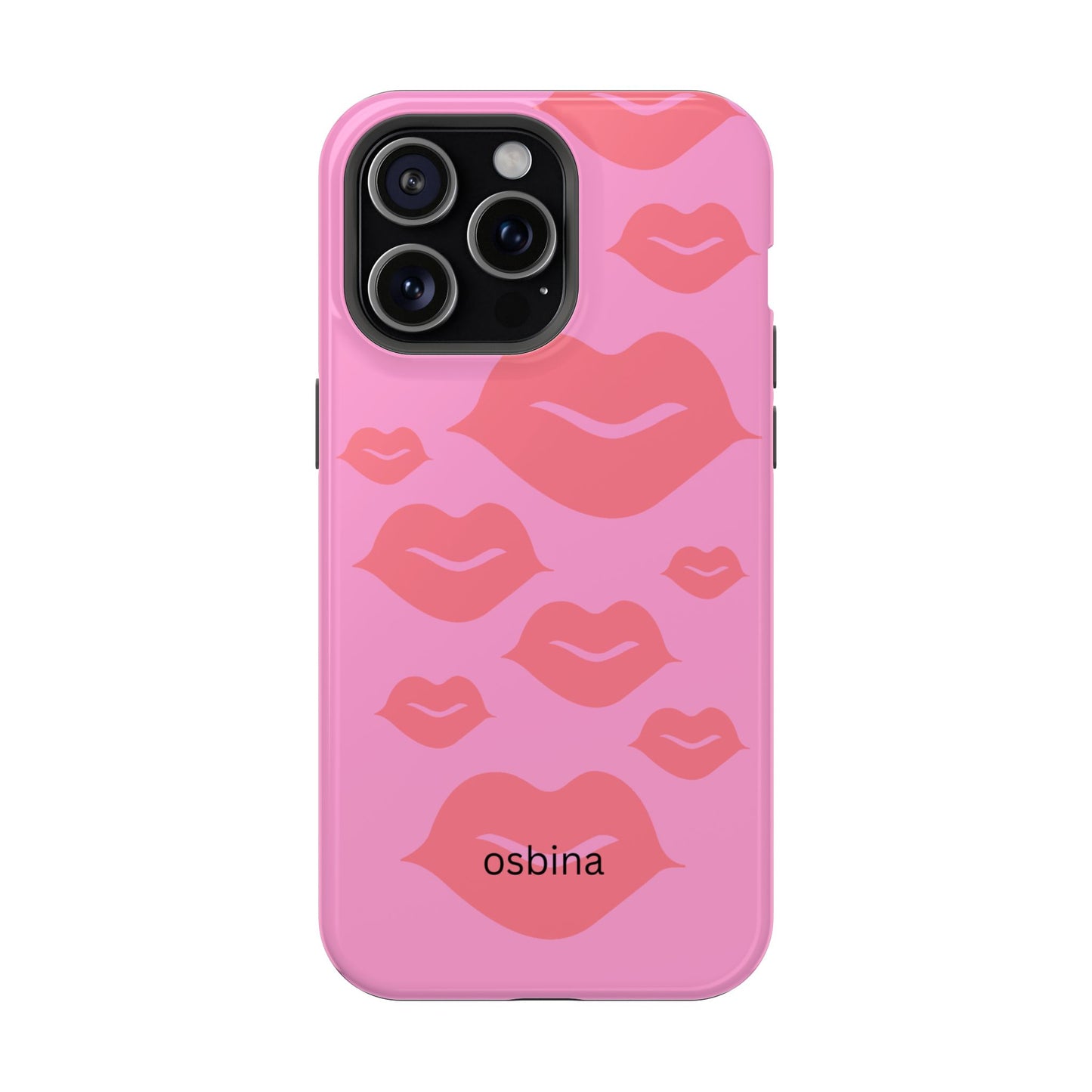 osbina | MagSafe compatible for iPhone | Besos Hot Lips Phone Case | Modern Muse Collection