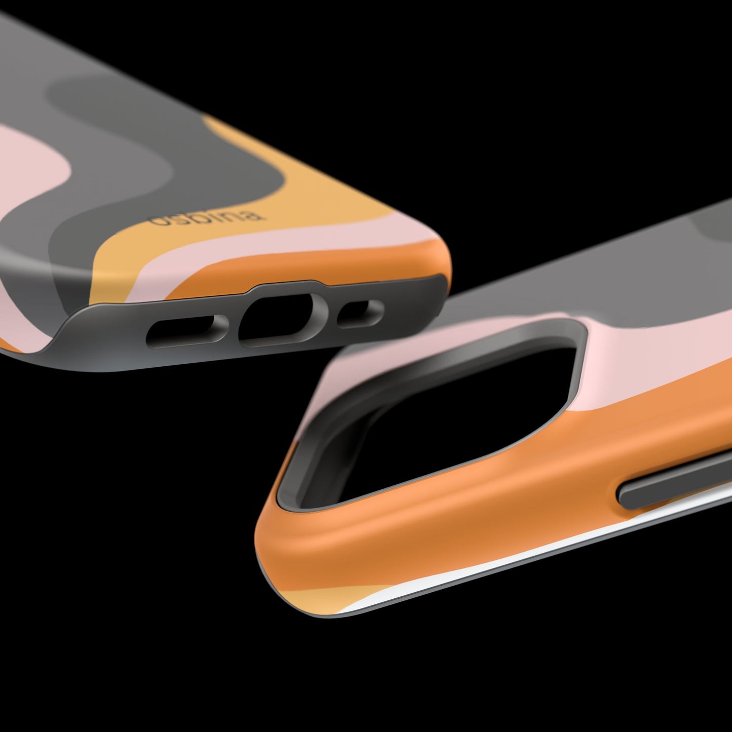 osbina | MagSafe Compatible for iPhone | The Case That Says “Fall, But Make It Fashion” | Retro Swirl Edition | The Season Collective