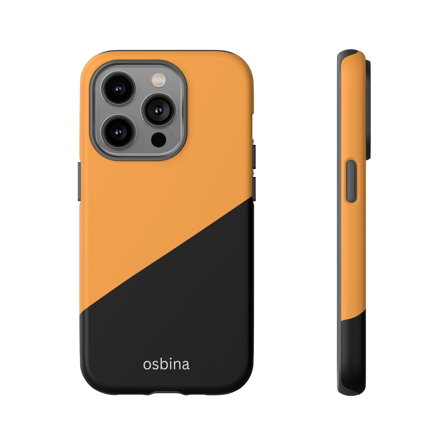 osbina | Bold Moves Only — The Orange + Black Split Diagonal Case | The Season Collective