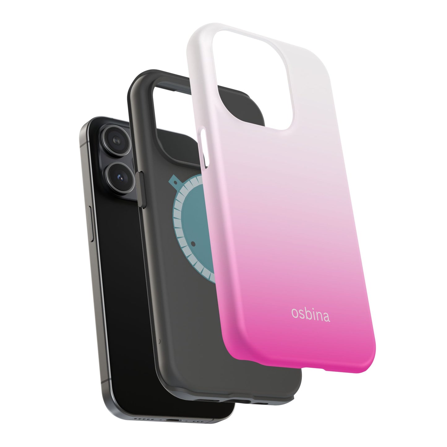 osbina | MagSafe compatible for iPhone | The Radiant Ombre Case | YAYOU Collection Supporting Shine Like Sable