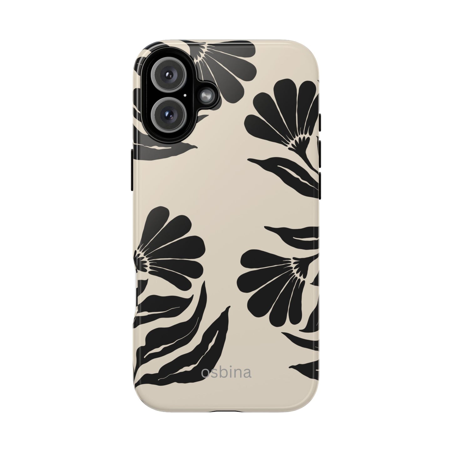 osbina | Obsidian Bloom Flower Phone Case | Modern Muse Collection