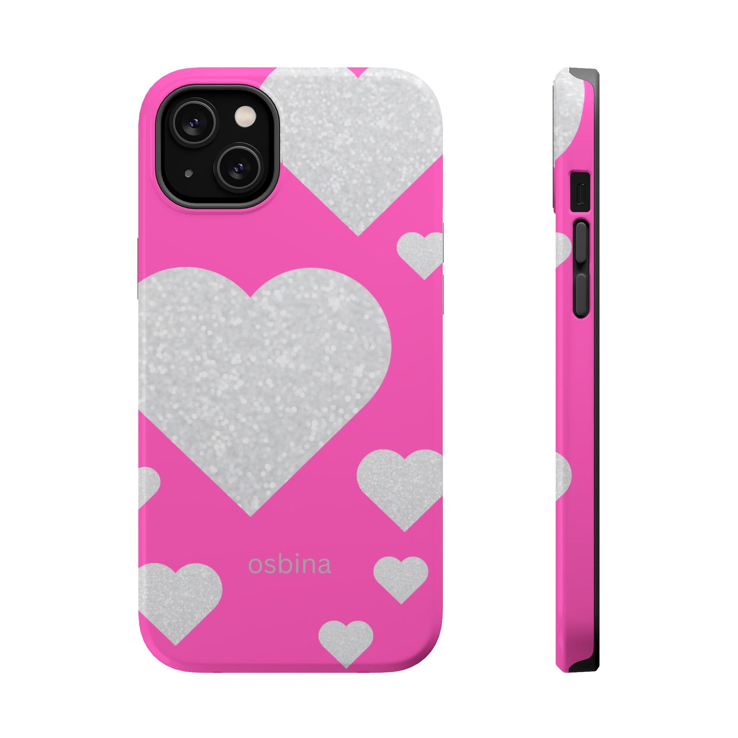 osbina | MagSafe compatible for iPhone | The Shimmering Love Case | YAYOU Collection Supporting Shine Like Sable