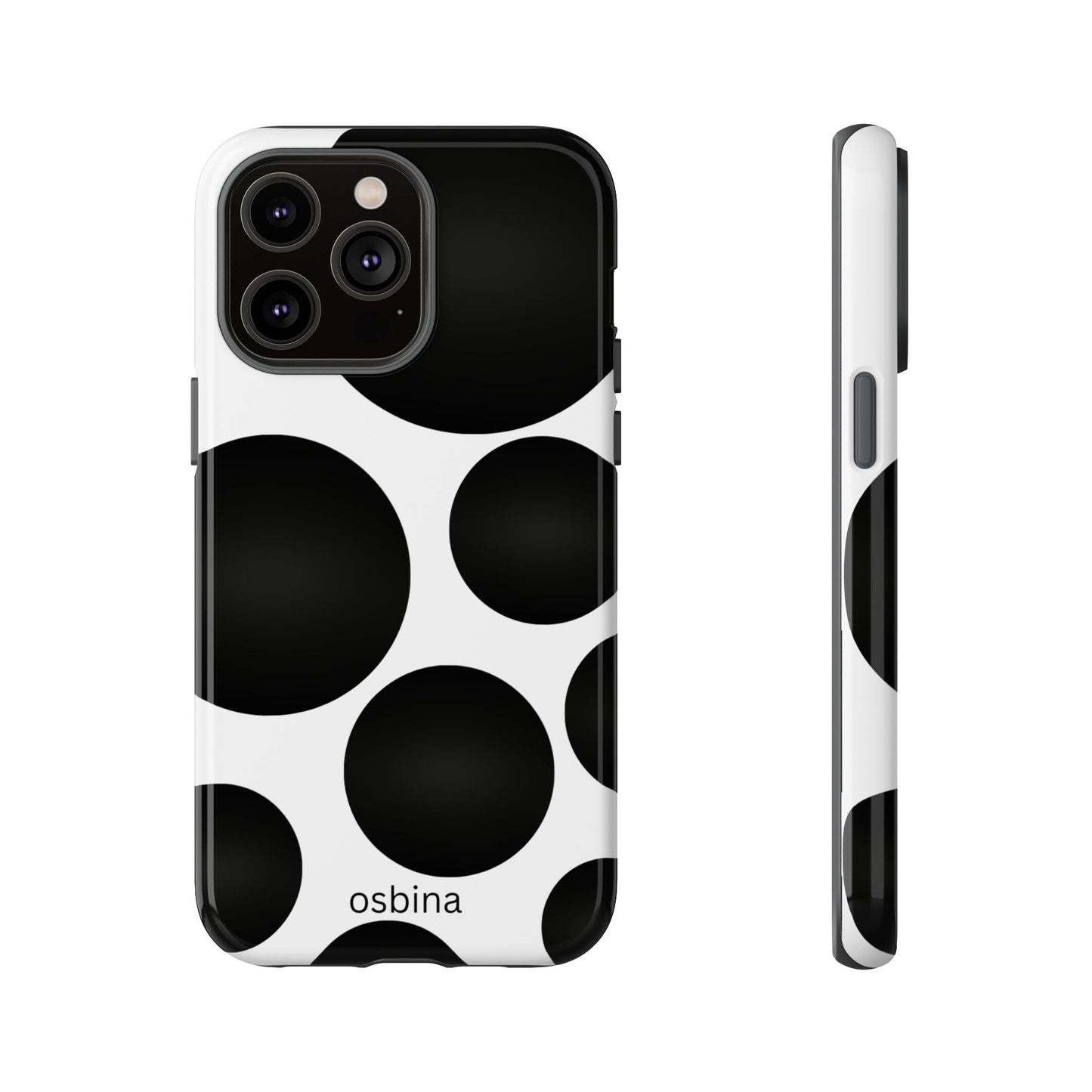 osbina | The Noir Bubbles Phone Case | Modern Muse Collection