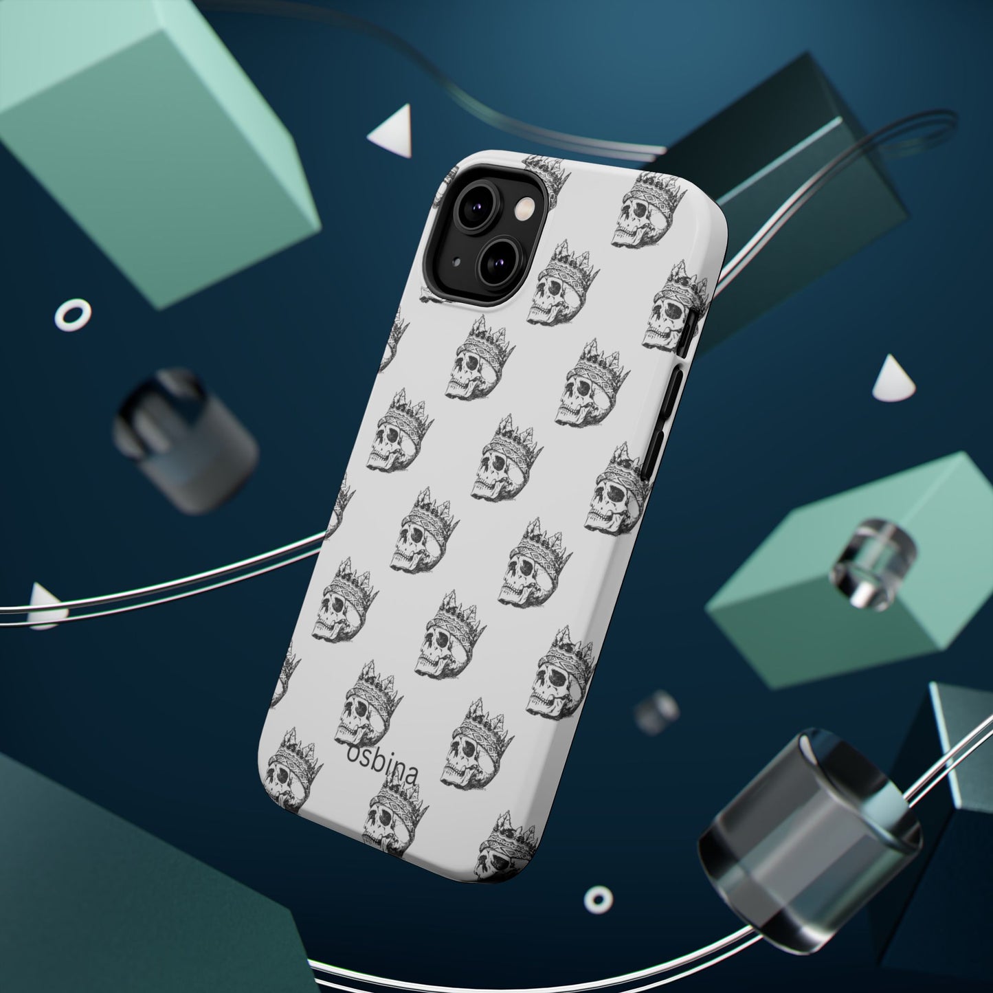 osbina | MagSafe compatible for iPhone | Skulls Royale Phone Case | Season Collective Collection