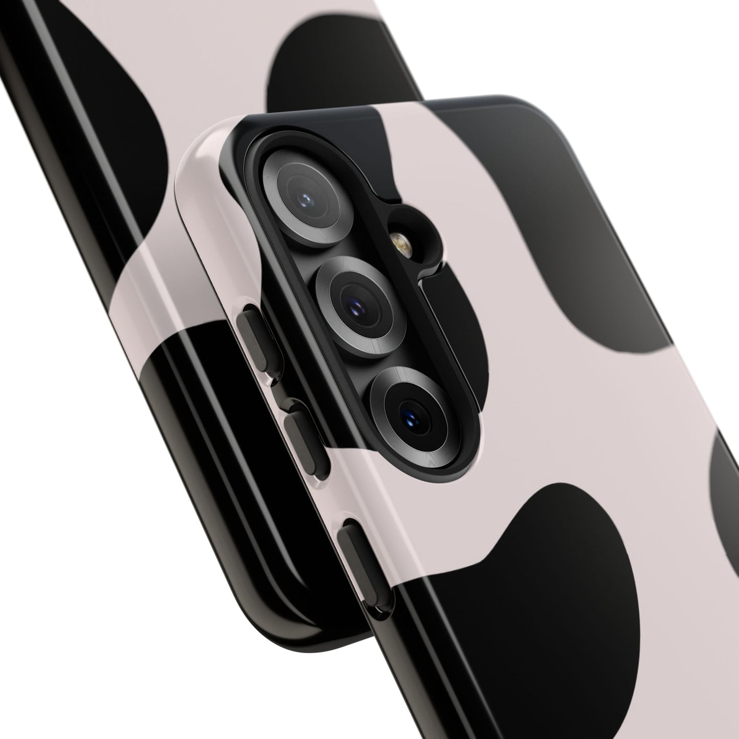 osbina | Prairie Chic Pink & Black Cow Print Phone Case | Modern Muse Collection