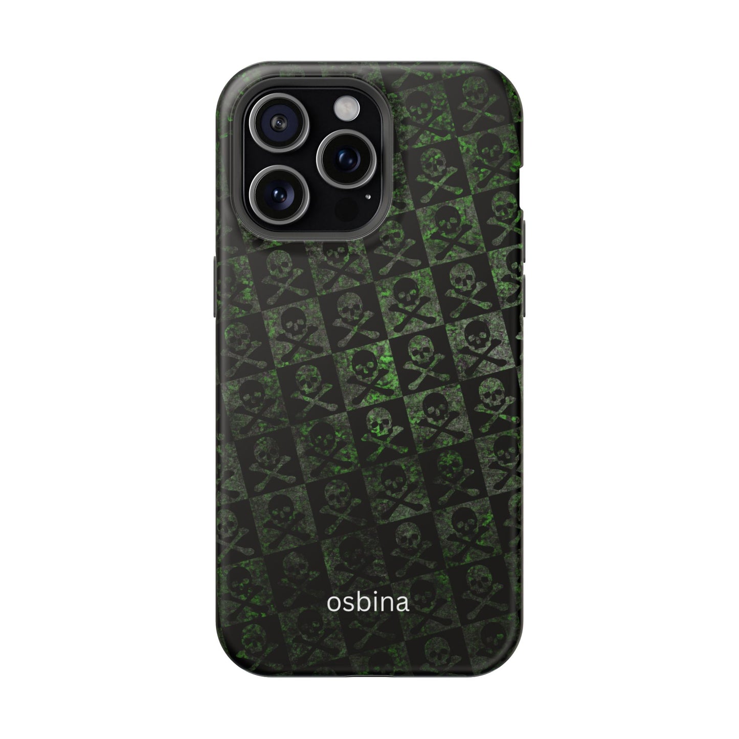 osbina | MagSafe compatible for iPhone | Skull & Crossbones Phone Case | Season Collective Collection