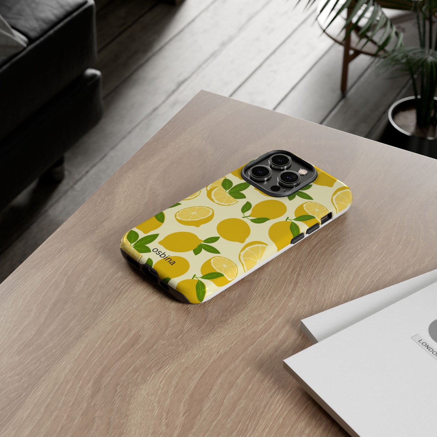 osbina | Limoncello Lemon Phone Case | Modern Muse Collection