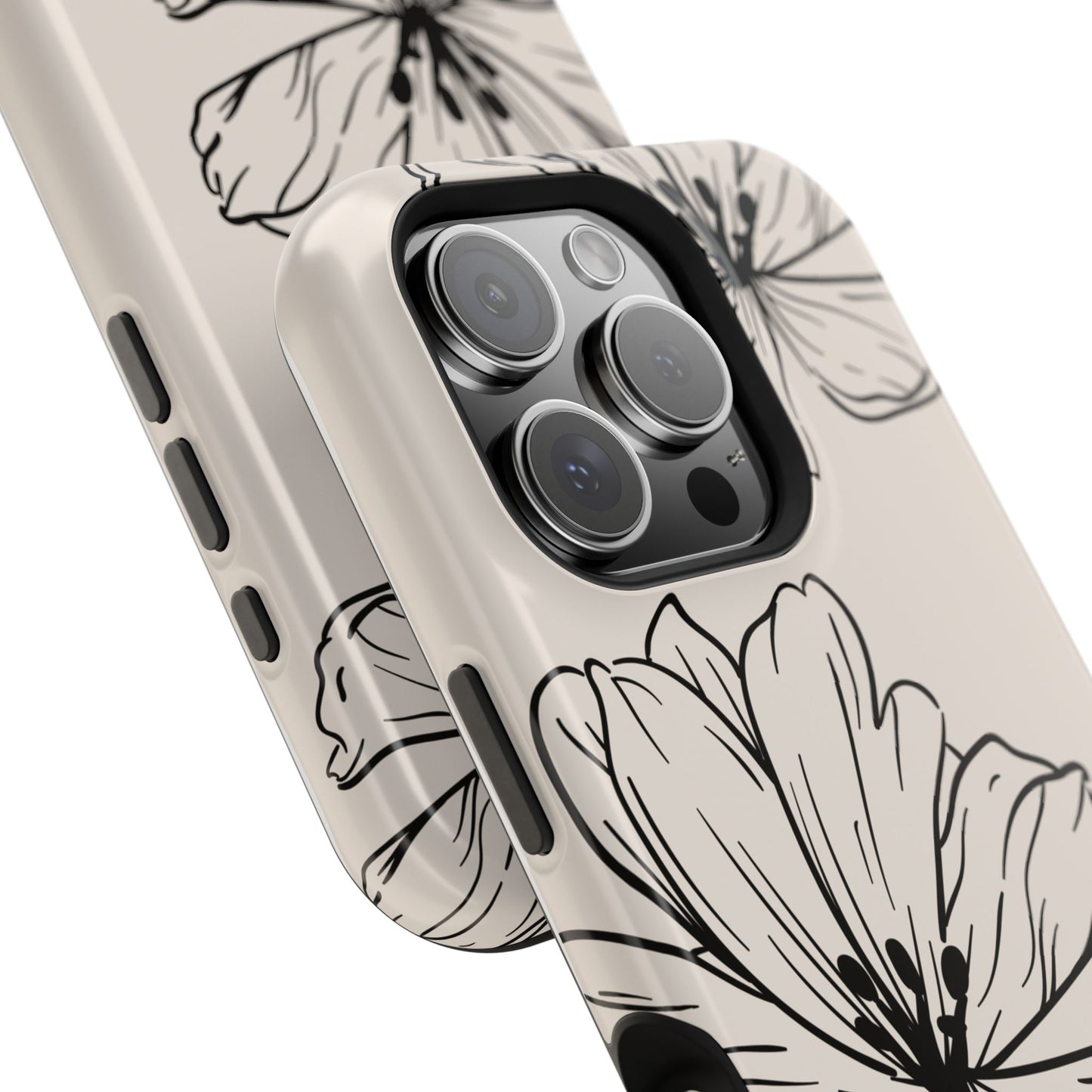osbina | MagSafe compatible for iPhone | Poppy Whisper Phone Case | Modern Muse Collection
