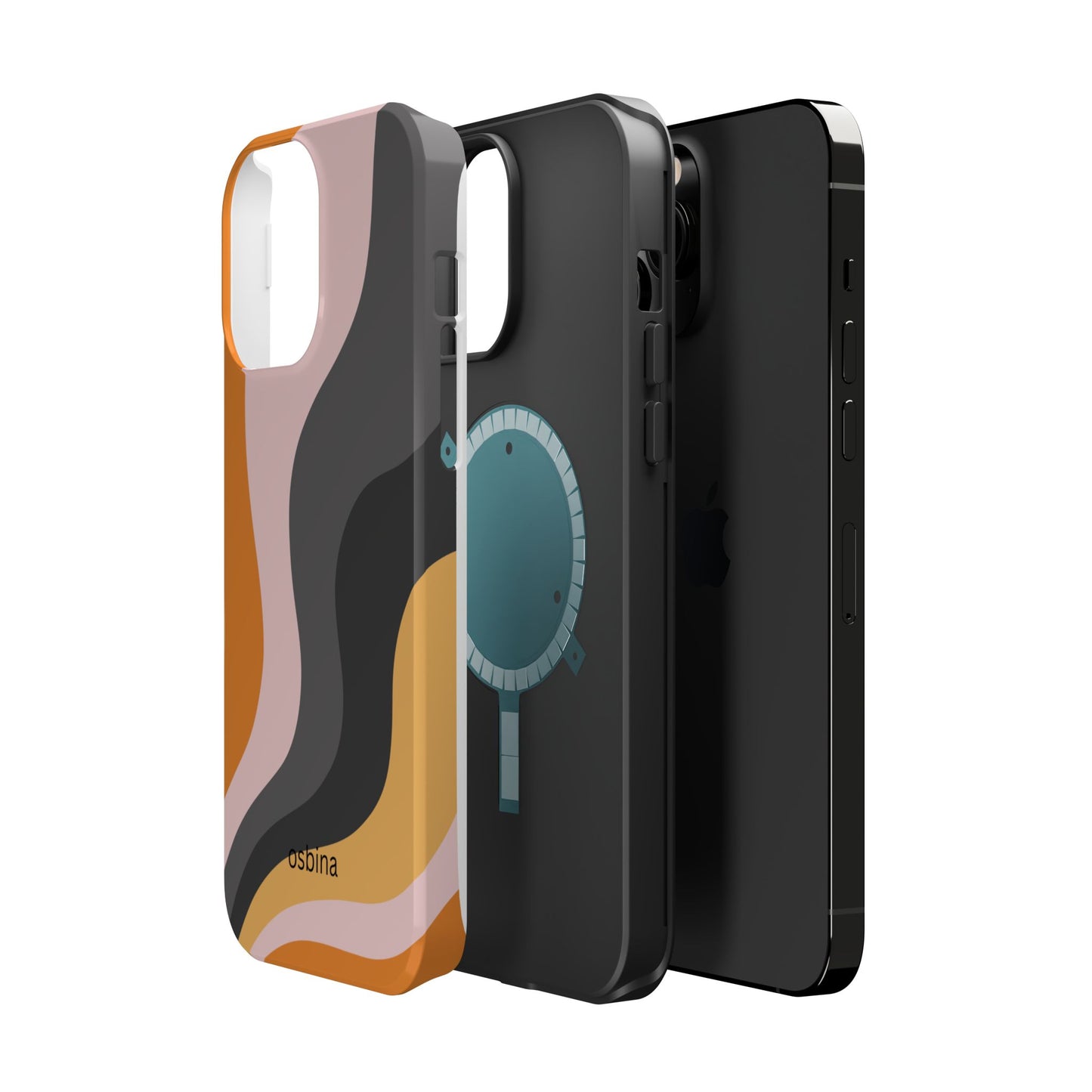 osbina | MagSafe Compatible for iPhone | The Case That Says “Fall, But Make It Fashion” | Retro Swirl Edition | The Season Collective