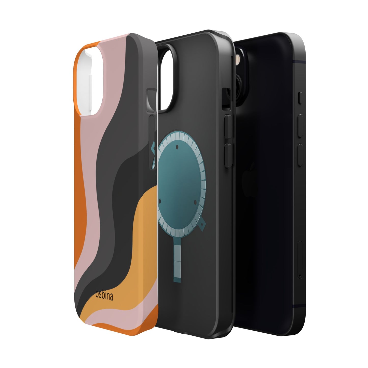 osbina | MagSafe Compatible for iPhone | The Case That Says “Fall, But Make It Fashion” | Retro Swirl Edition | The Season Collective