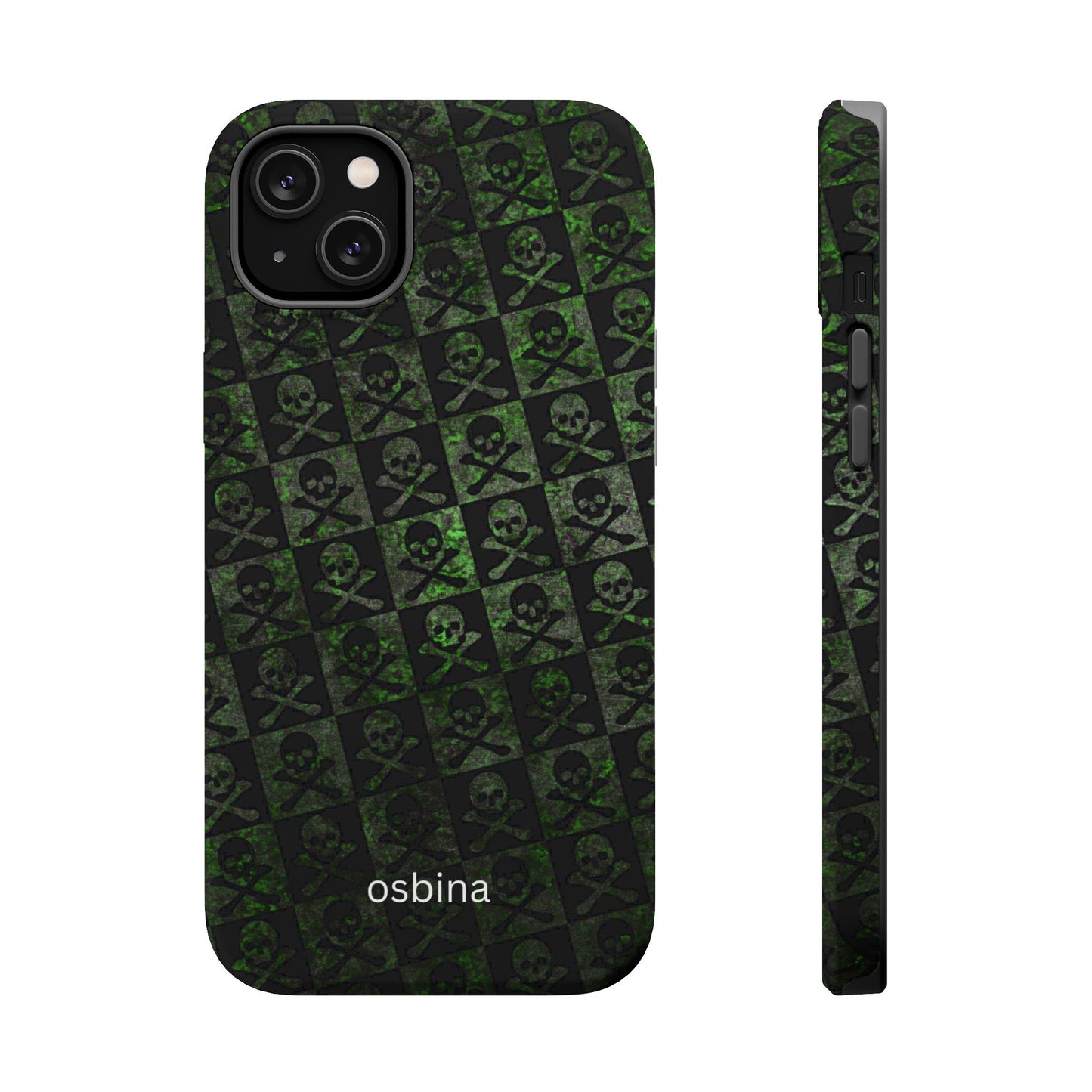 osbina | MagSafe compatible for iPhone | Skull & Crossbones Phone Case | Season Collective Collection