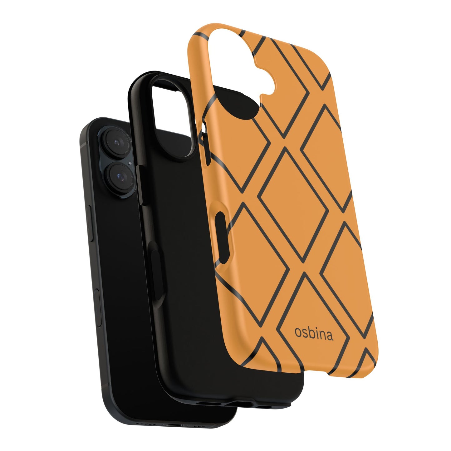 osbina | Diamonds Are Your Phone’s Best Friend — The Orange + Black Diamond Case | The Season Collective