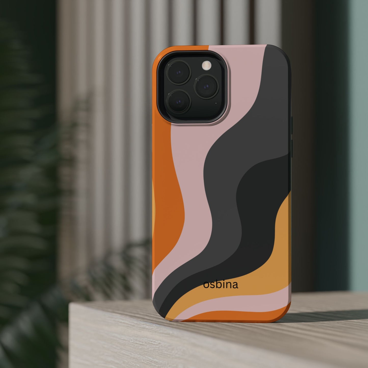 osbina | MagSafe Compatible for iPhone | The Case That Says “Fall, But Make It Fashion” | Retro Swirl Edition | The Season Collective