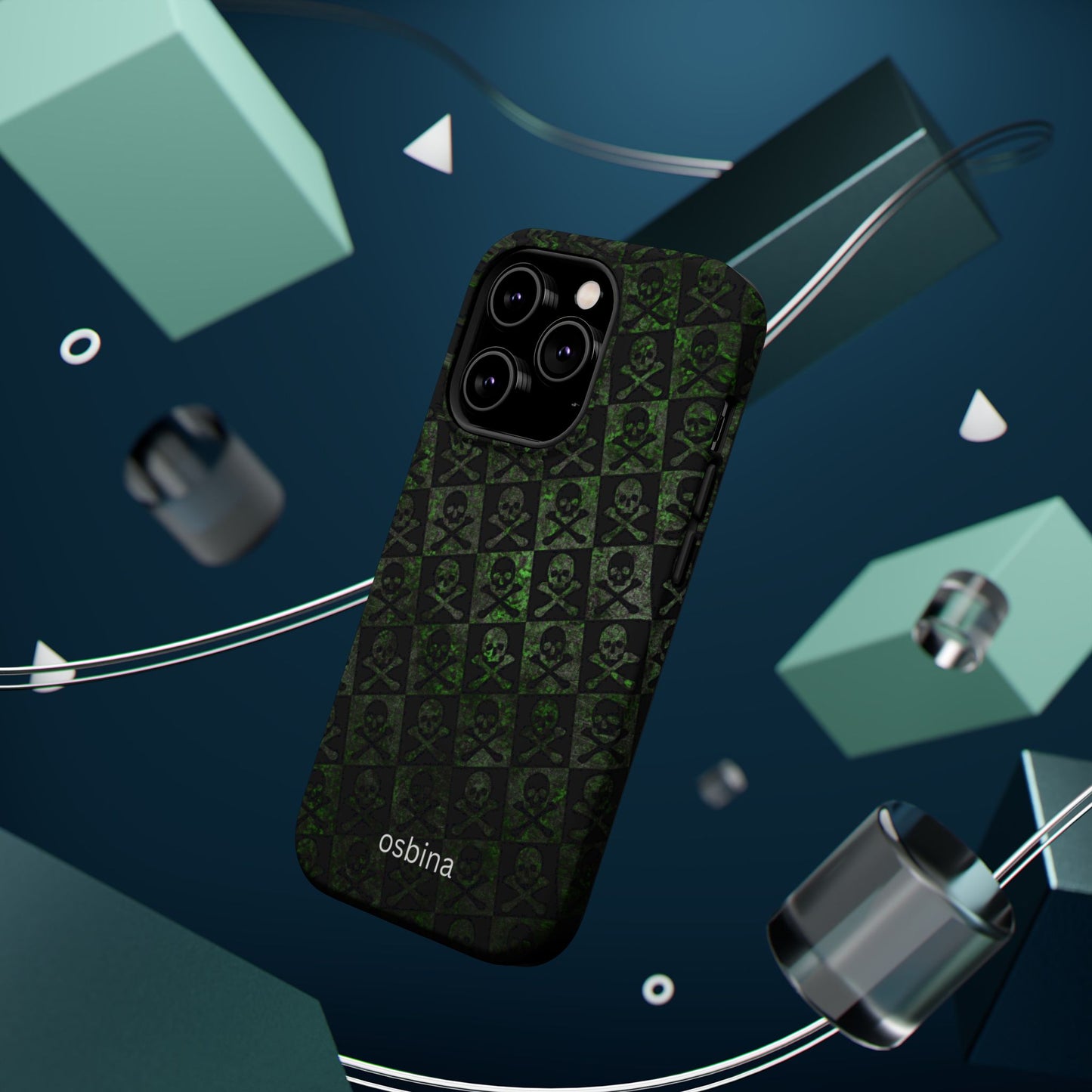 osbina | MagSafe compatible for iPhone | Skull & Crossbones Phone Case | Season Collective Collection