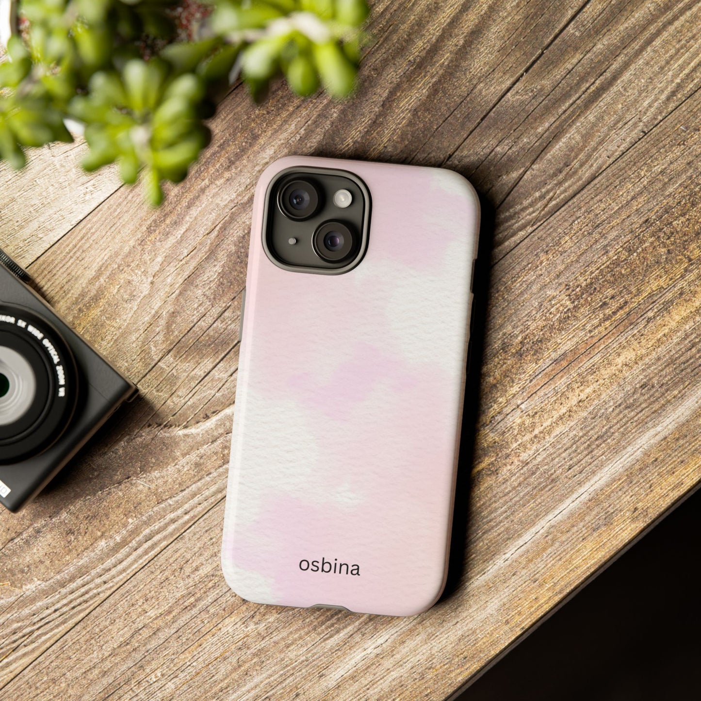 osbina | Pink Cotton Cloud Phone Case | Modern Muse Collection