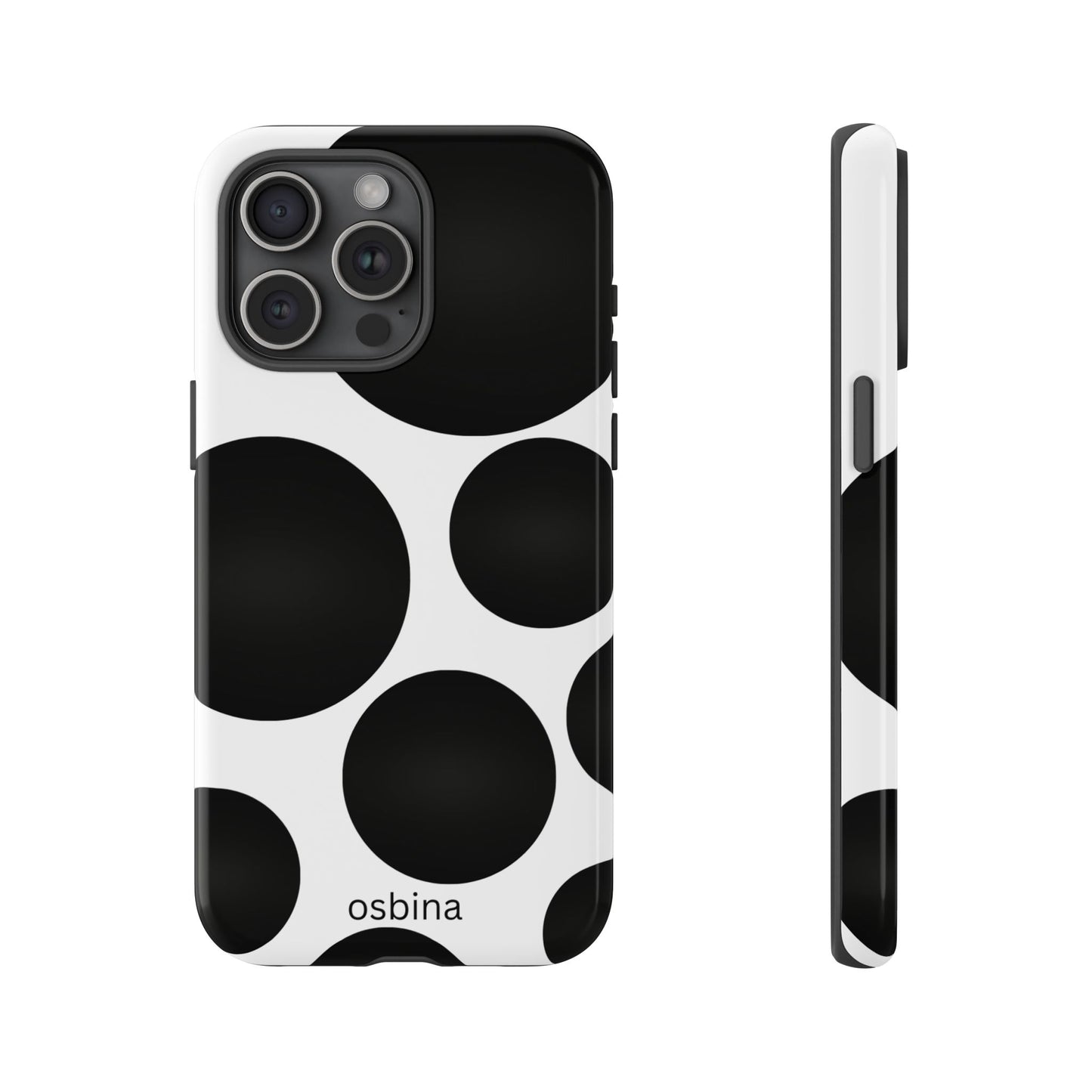 osbina | The Noir Bubbles Phone Case | Modern Muse Collection