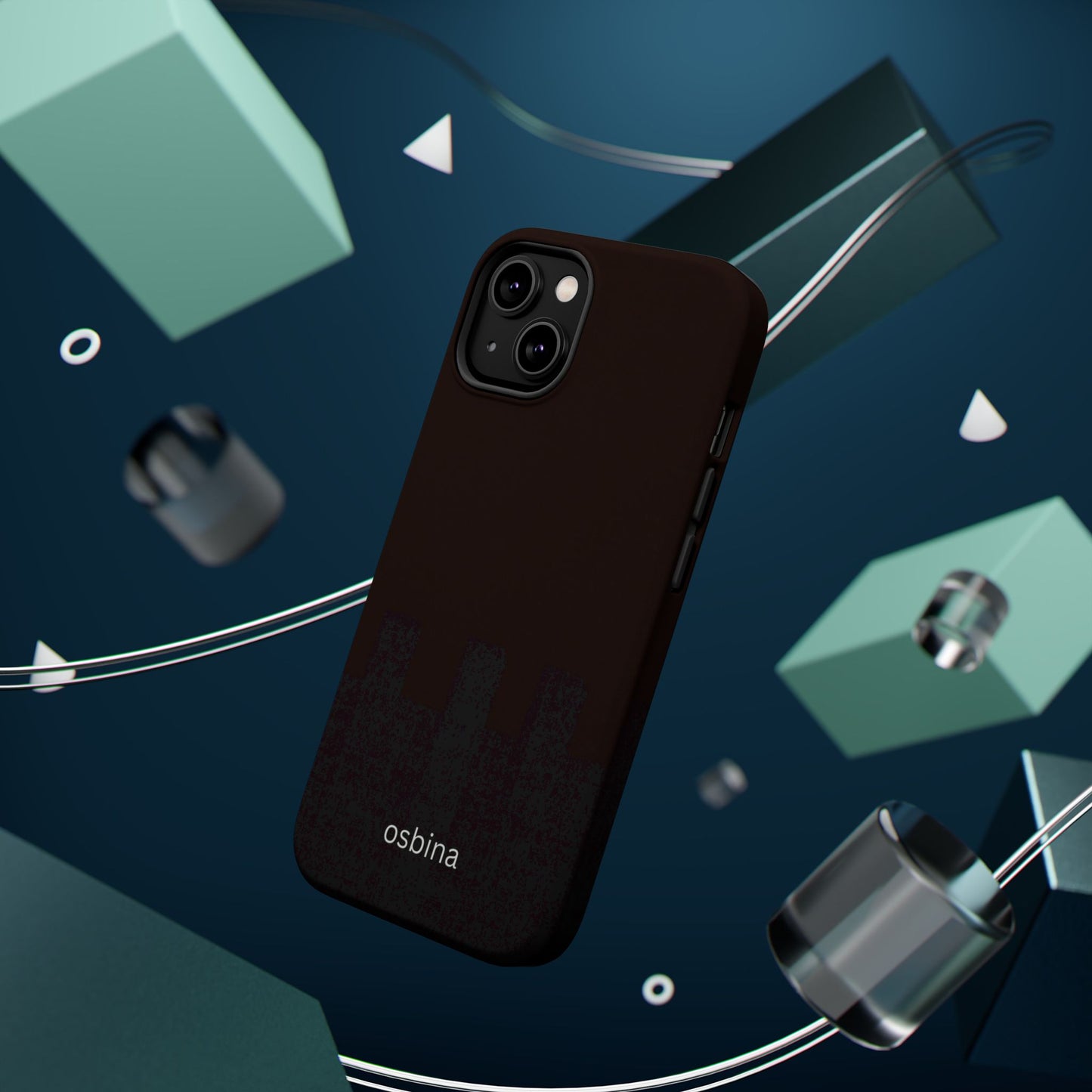 osbina | MagSafe compatible for iPhone | The Onyx Phone Case | Modern Man Collection