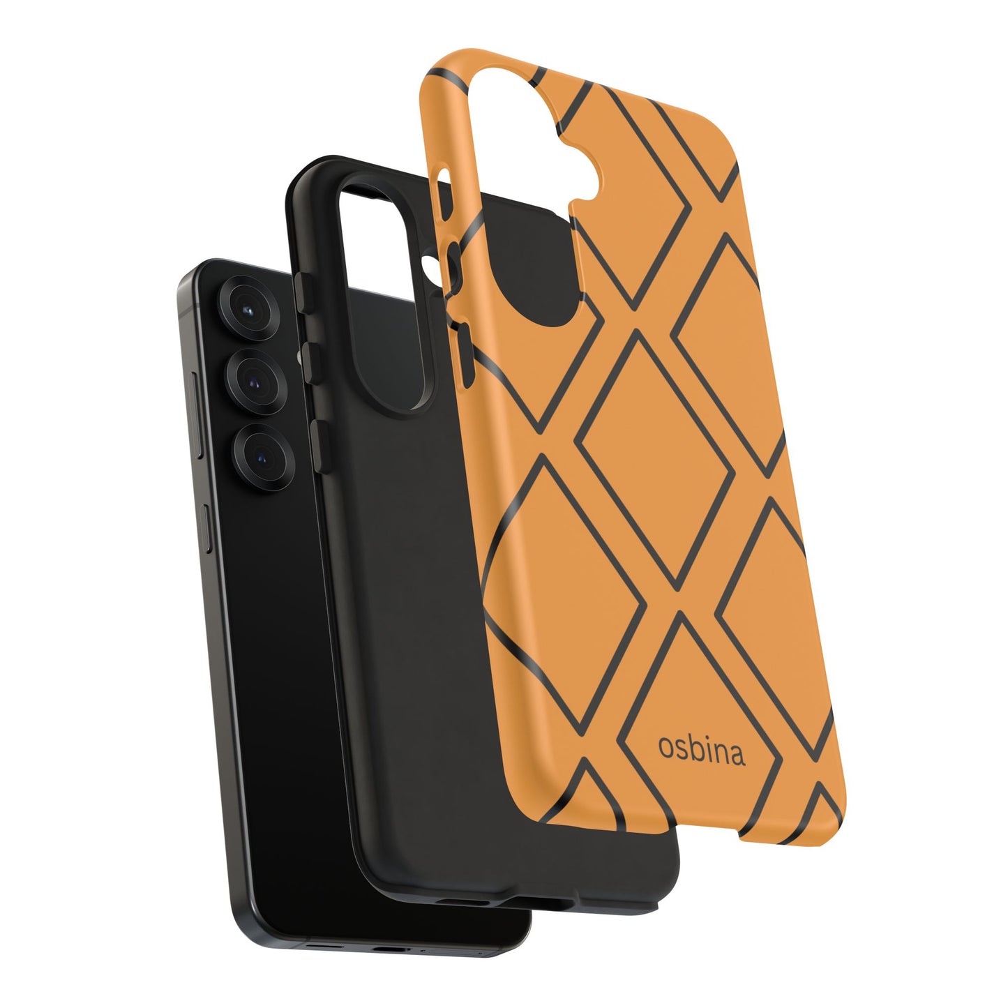 osbina | Diamonds Are Your Phone’s Best Friend — The Orange + Black Diamond Case | The Season Collective