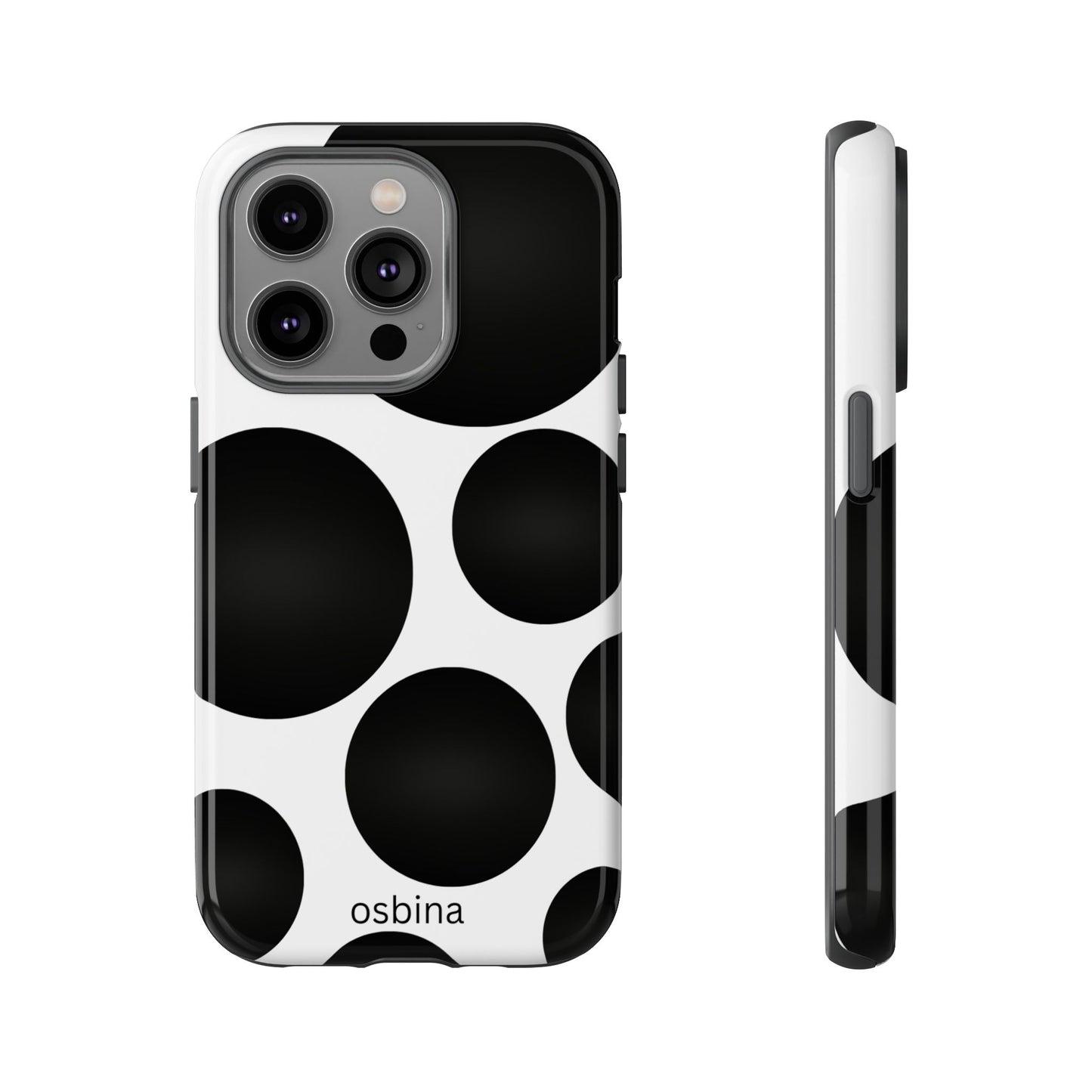 osbina | The Noir Bubbles Phone Case | Modern Muse Collection