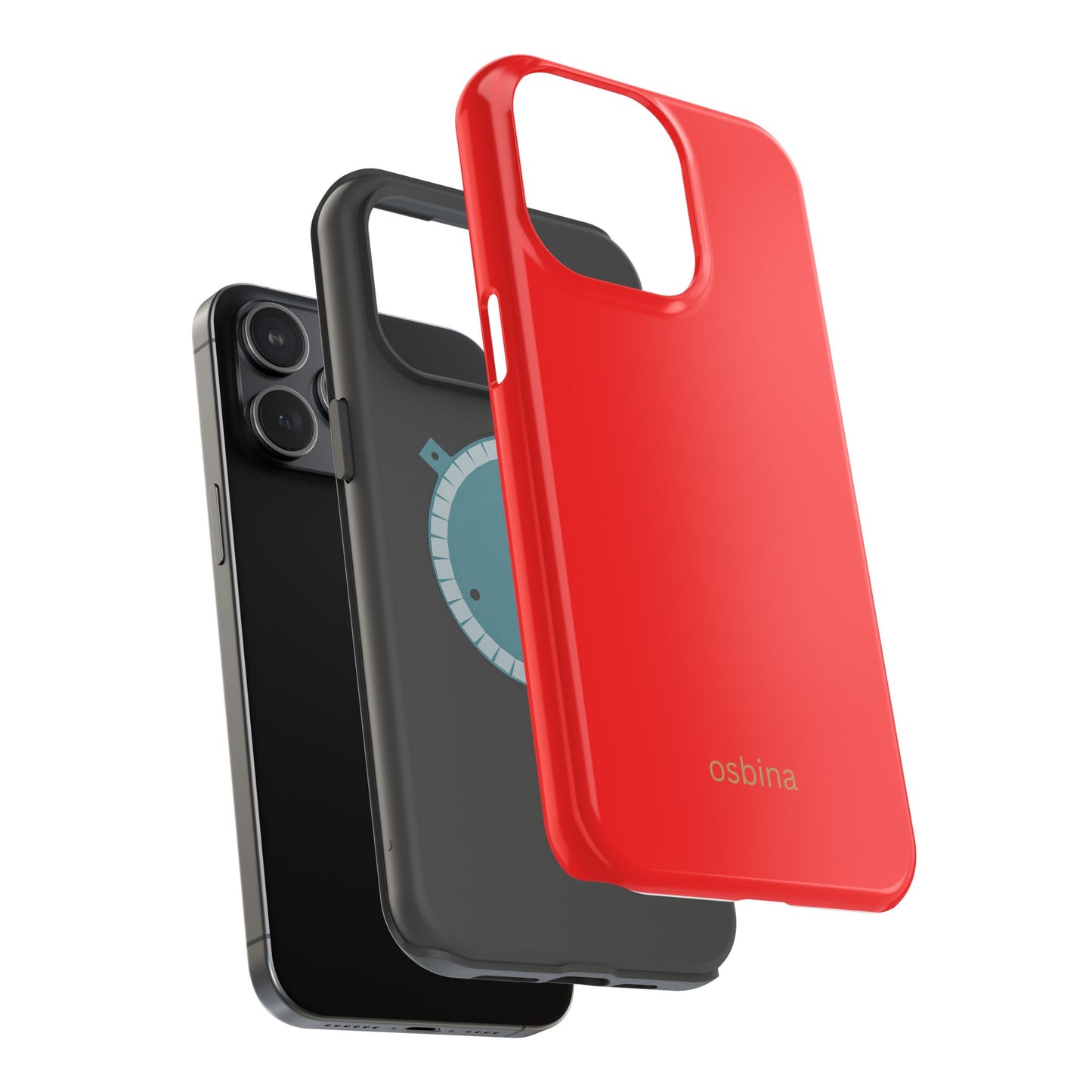 osbina | MagSafe compatible for iPhone | The Blaze Phone Case | Modern Man Collection