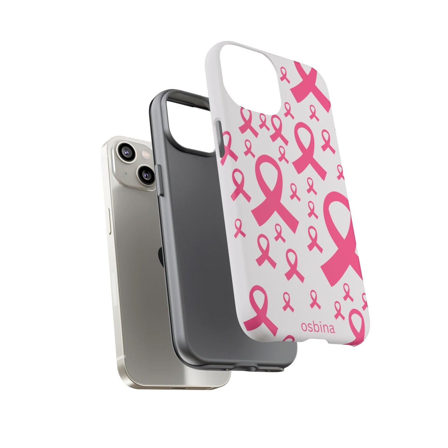 osbina | Limited Edition Strength in Ribbons Case in Light Pink + Soft Pink + Hot Pink | The Pink October Collection | Inspired By