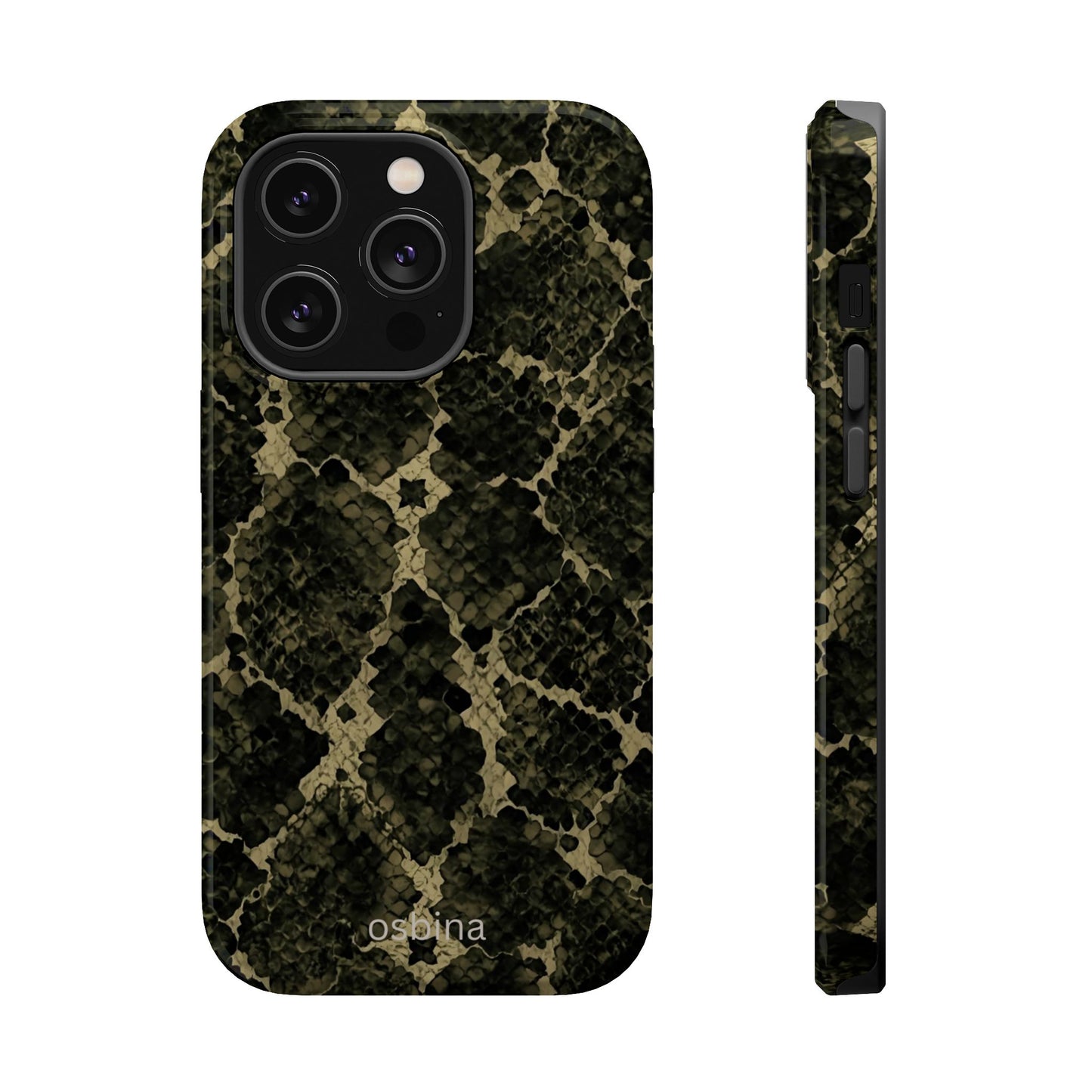 osbina | The Olive Snakeskin Designer Case