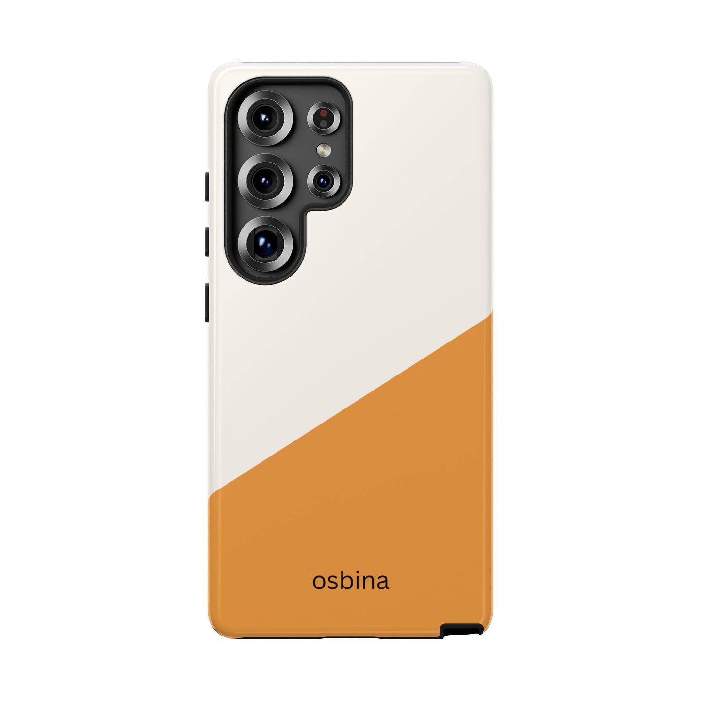 osbina | Divide & Conquer — The Orange + White Split Diagonal Case | The Season Collective