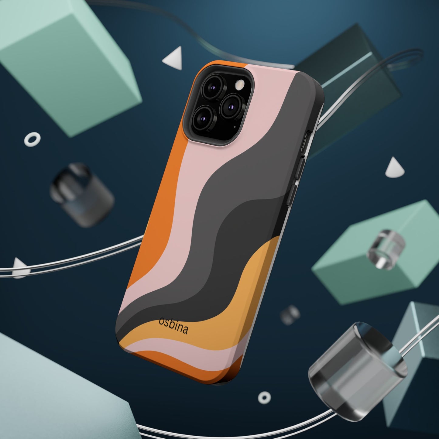 osbina | MagSafe Compatible for iPhone | The Case That Says “Fall, But Make It Fashion” | Retro Swirl Edition | The Season Collective