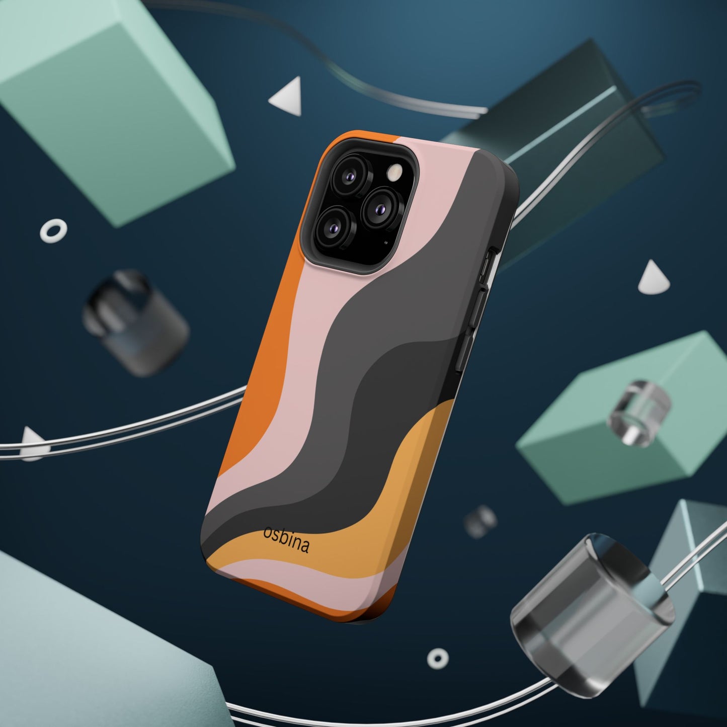 osbina | MagSafe Compatible for iPhone | The Case That Says “Fall, But Make It Fashion” | Retro Swirl Edition | The Season Collective