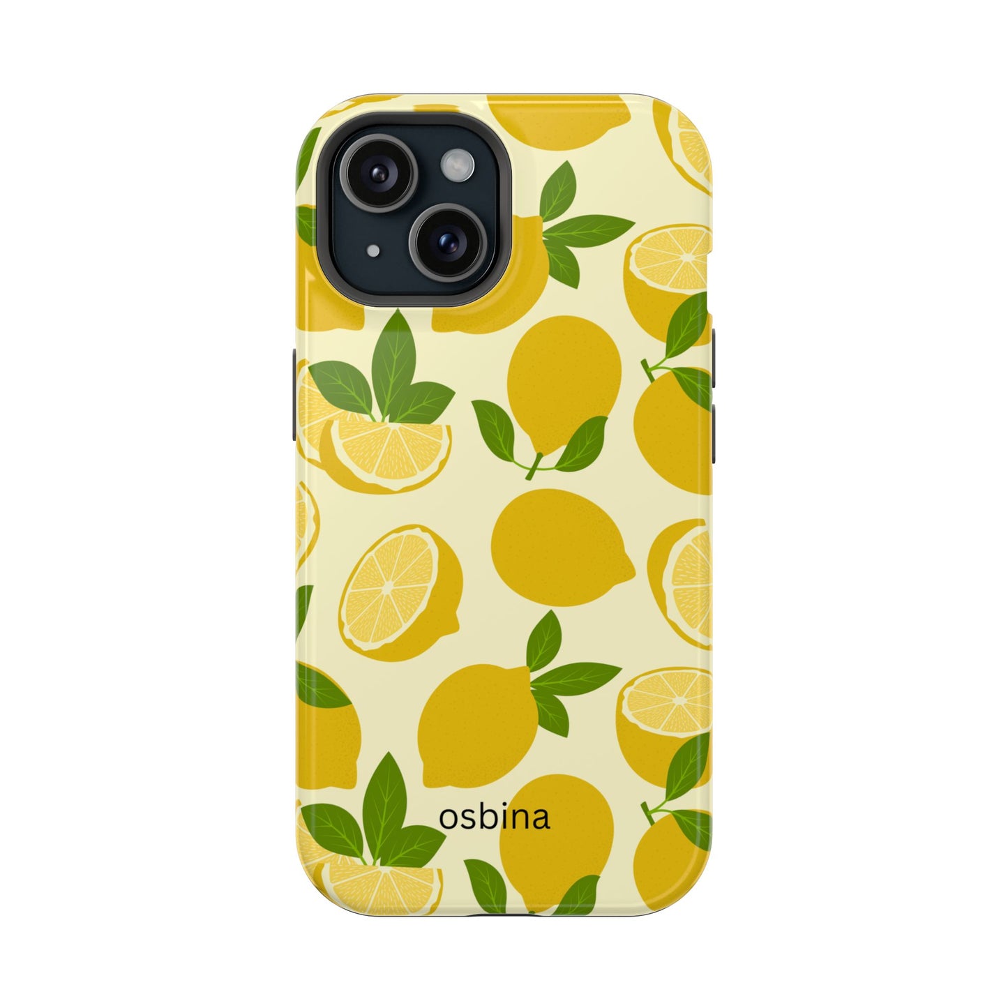 osbina | MagSafe compatible for iPhone | Limoncello Lemon Phone Case | Modern Muse Collection