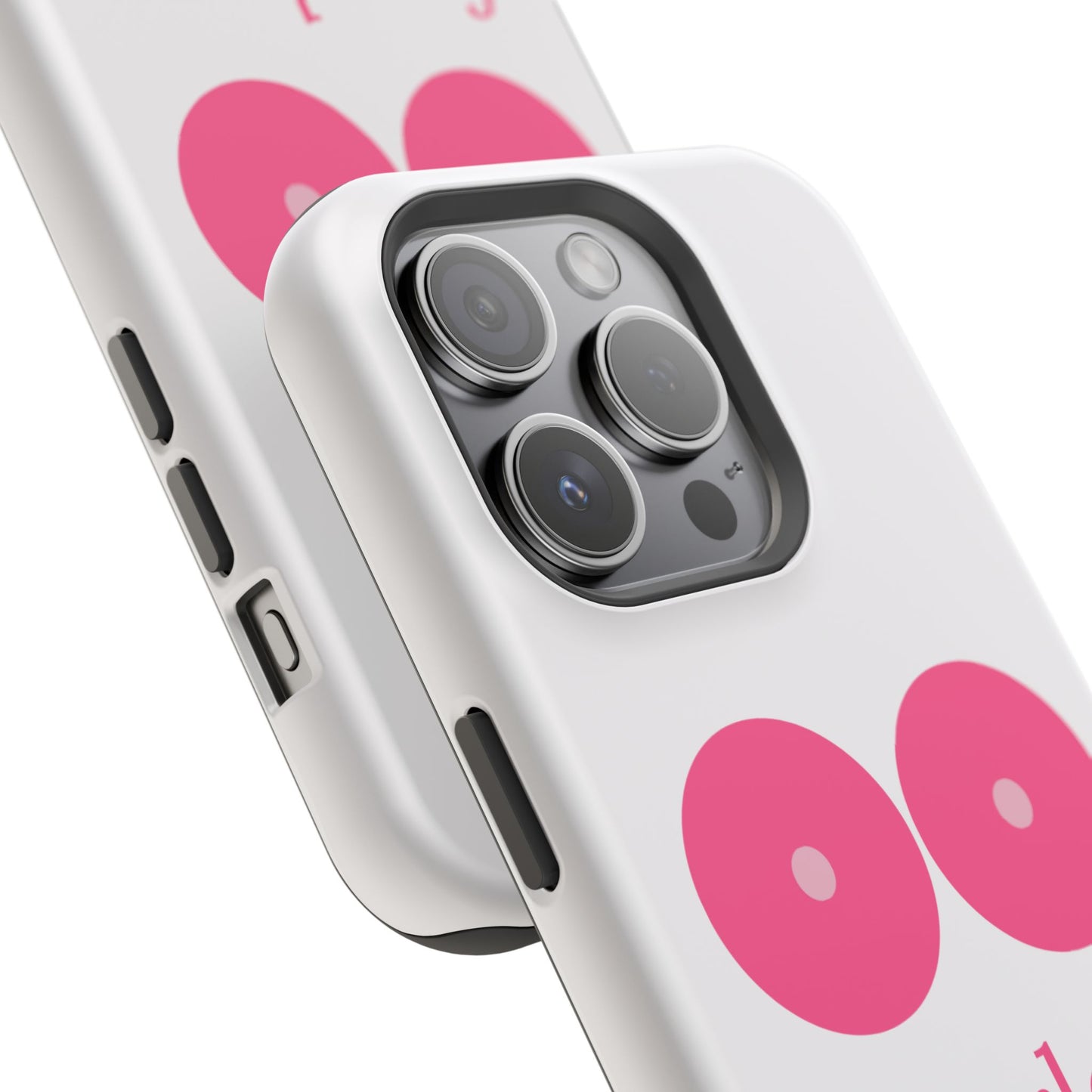 osbina | MagSafe compatible for iPhone | Limited Edition The Fearless Tatas Case in Light Pink + Soft Pink + Hot Pink | The Pink October Collection | Inspired By