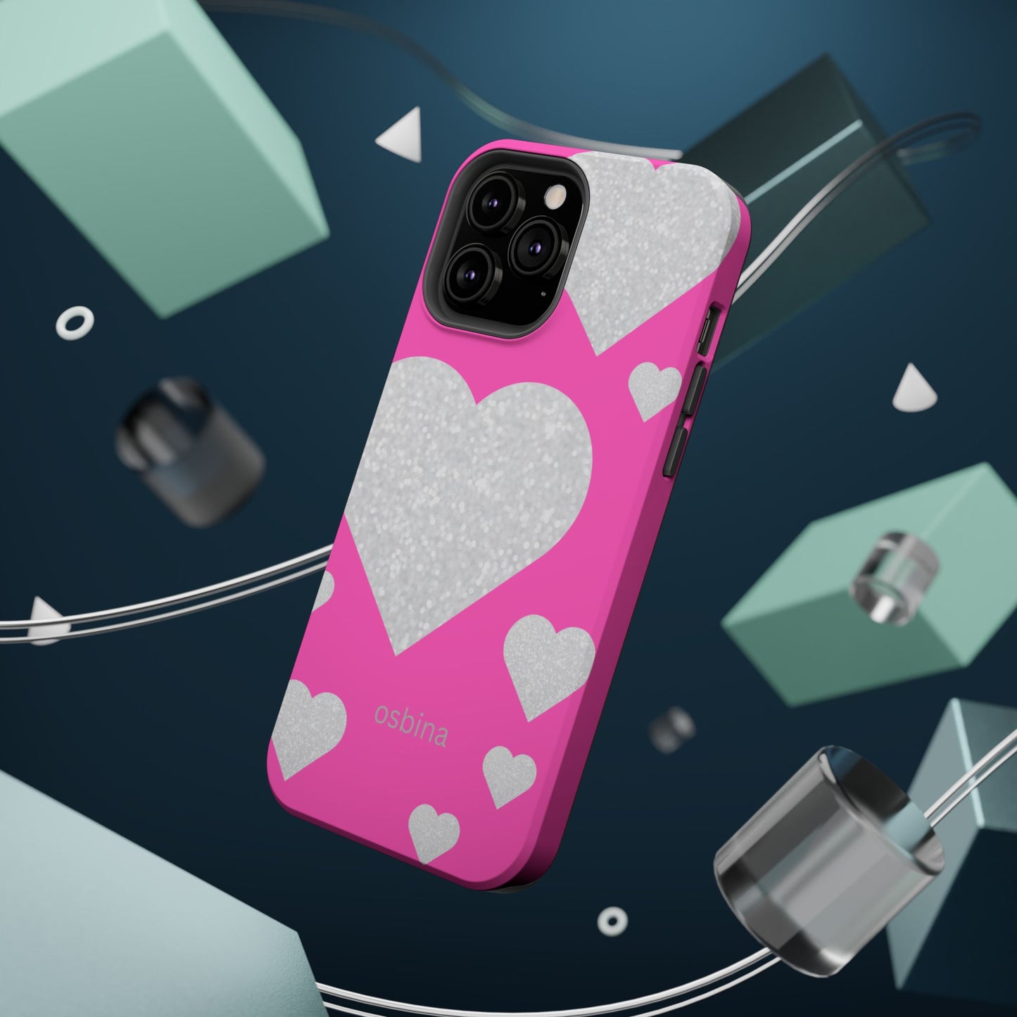 osbina | MagSafe compatible for iPhone | The Shimmering Love Case | YAYOU Collection Supporting Shine Like Sable
