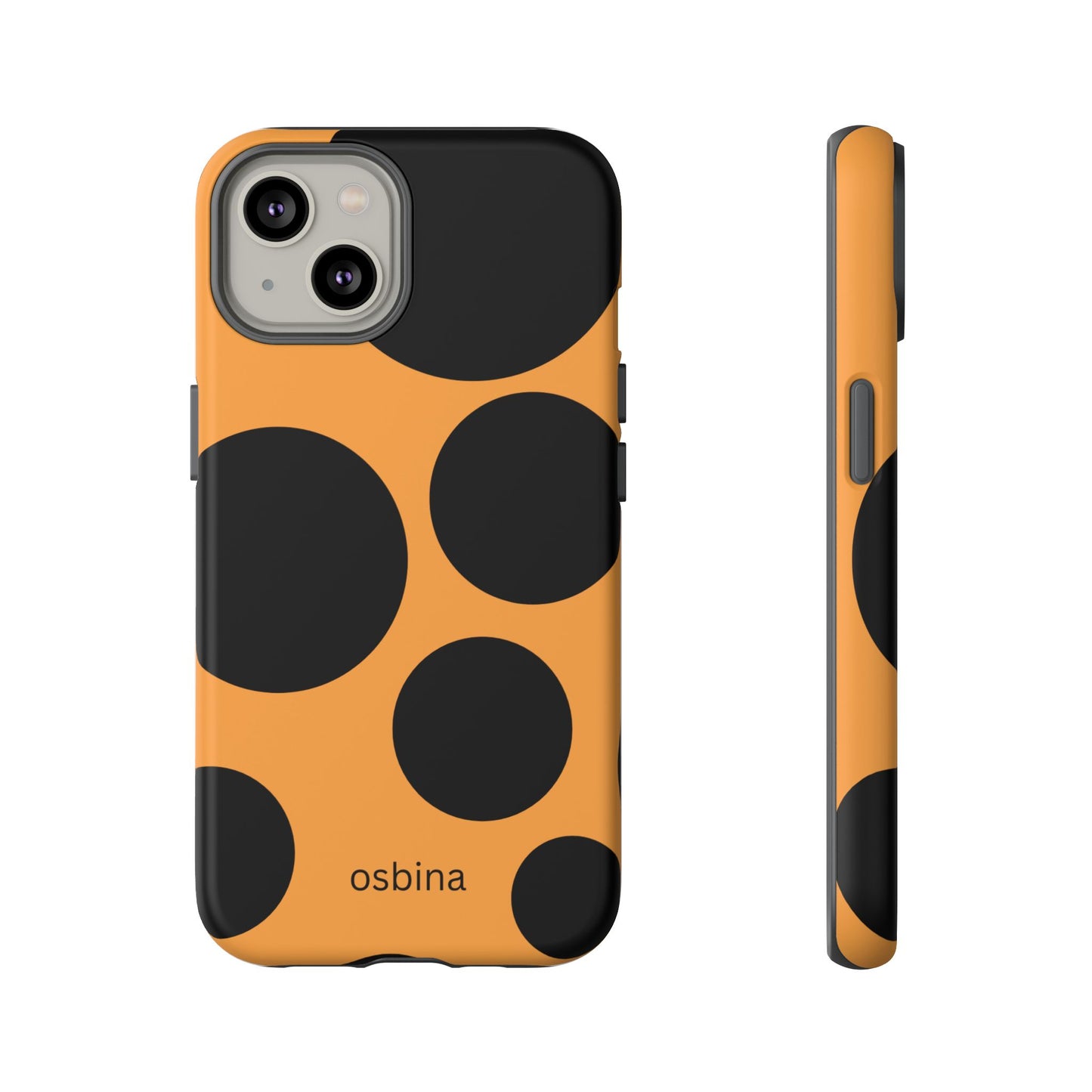 osbina | The Bubble Statement Case in Orange + Black | The Season Collective