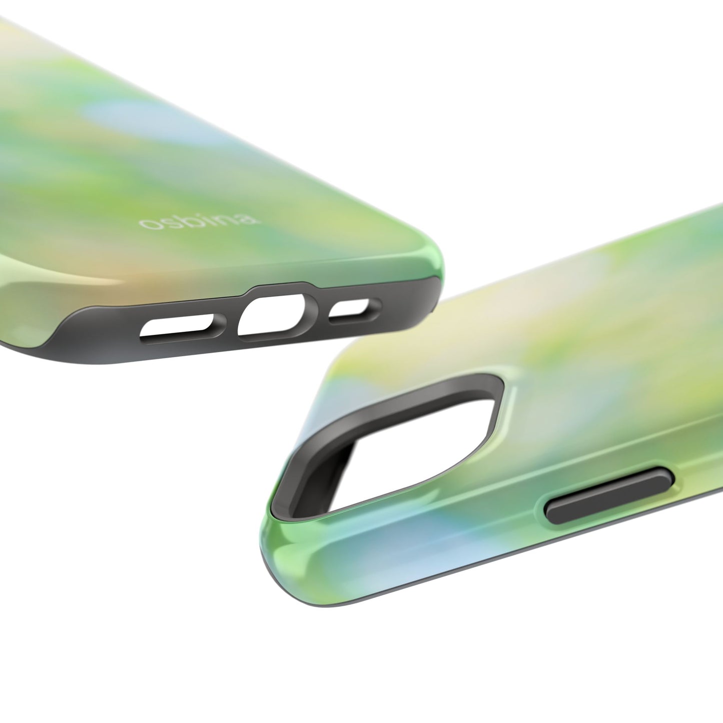 osbina | MagSafe compatible for iPhone | The Veridian Orbs Phone Case | Color Edit Collection